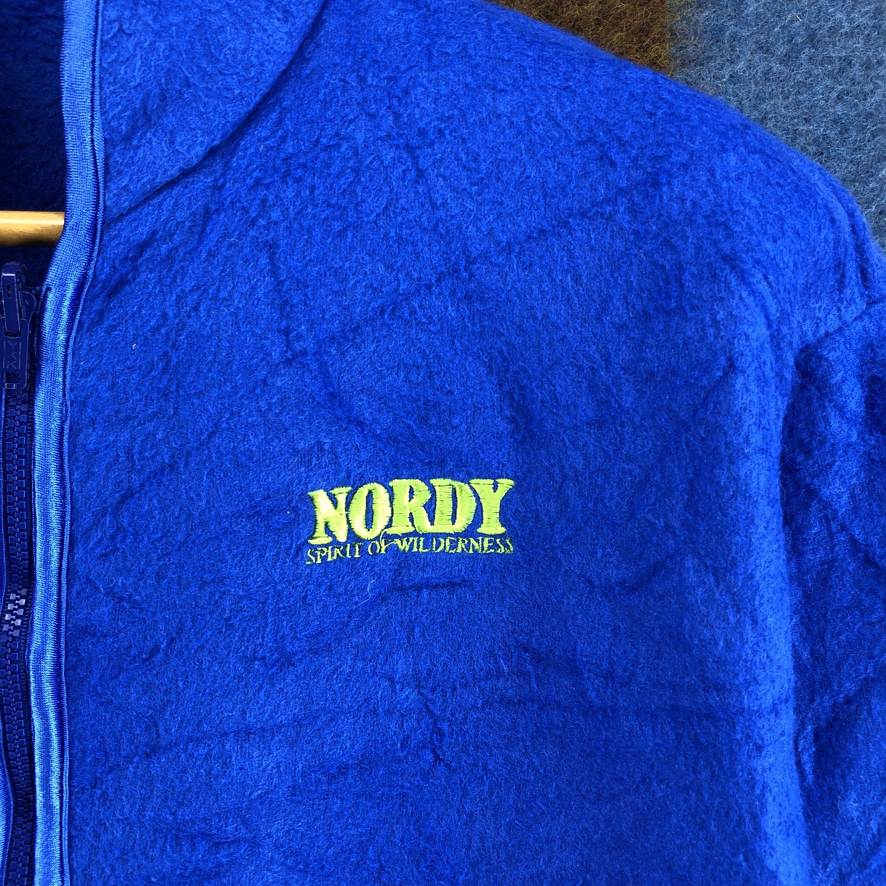 Japanese Brand NORDY Spirit Of Wilderness Zipper Fleece #055/C Size US S / EU 44-46 / 1 - 2 Thumbnail