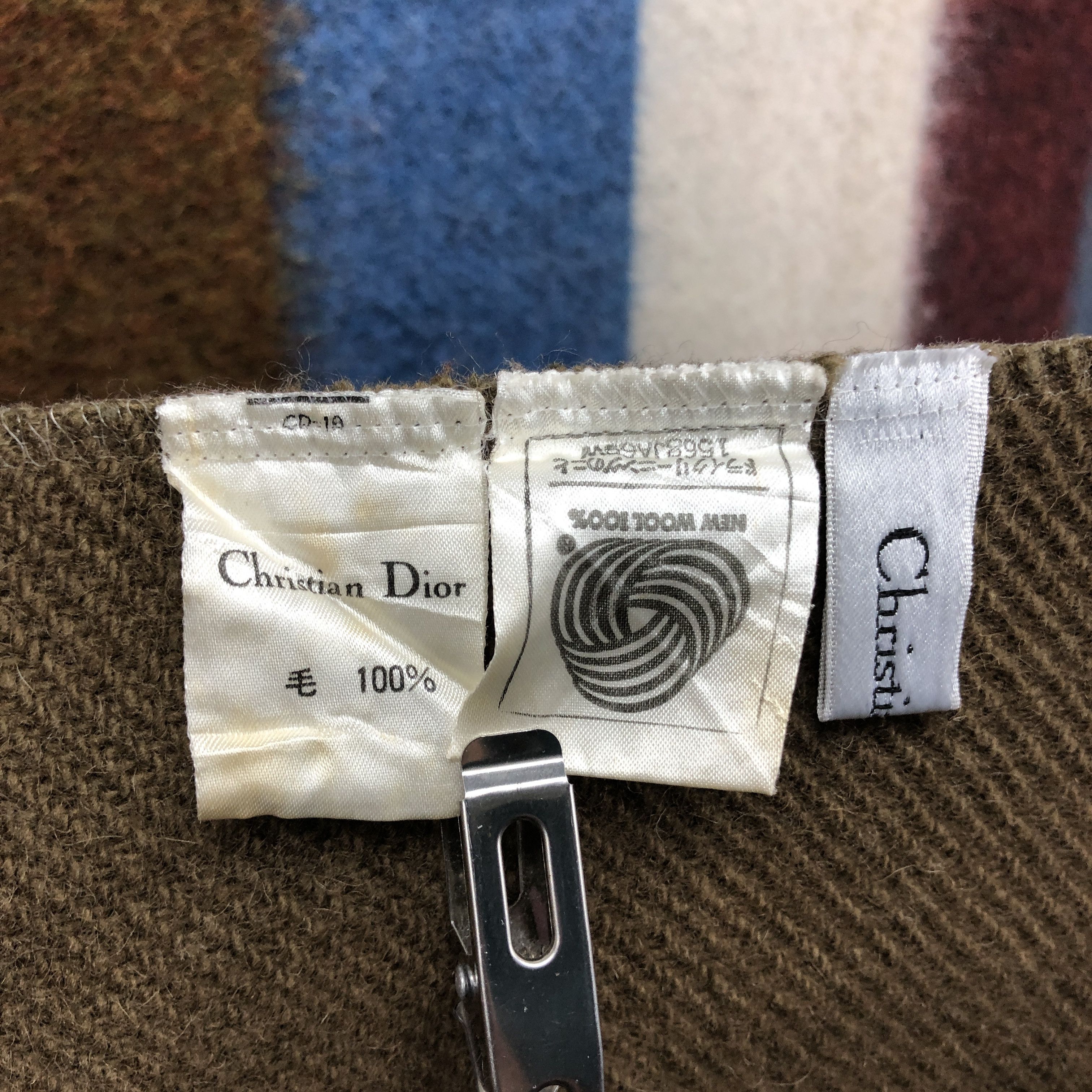 Christian Dior Monsieur Vintage CHRISTIAN DIOR Muffler Scarf #0755/AF Size ONE SIZE - 6 Thumbnail