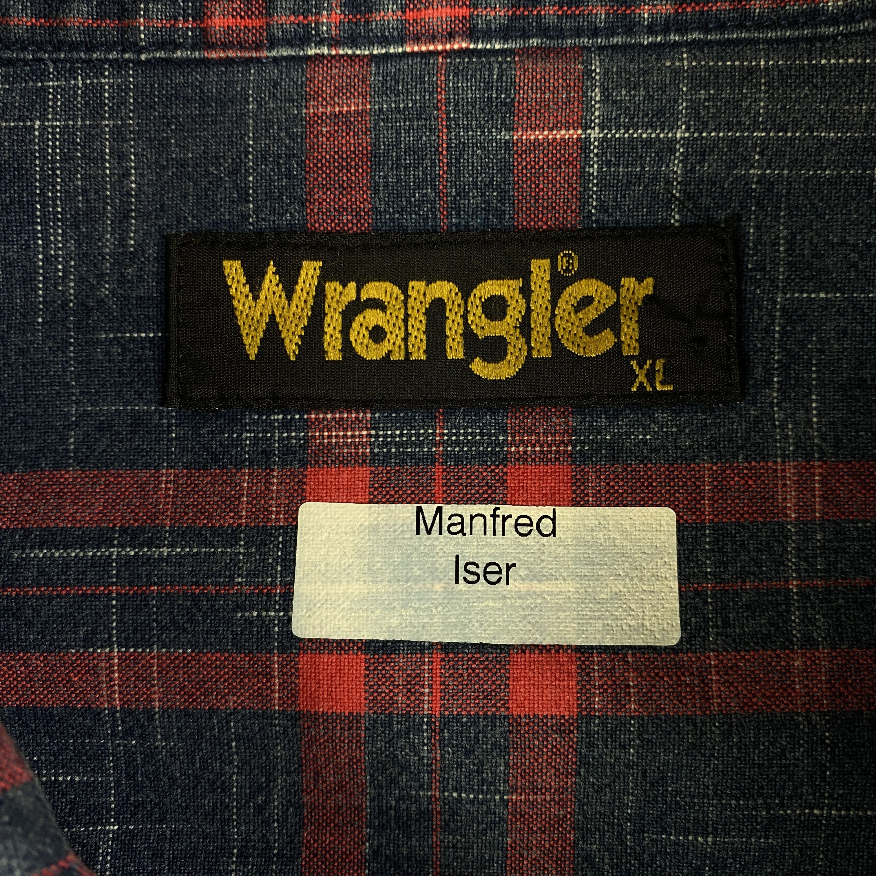 Vintage × Wrangler Mens Shirt Long Sleeve Wrangler Vintage Size XL Size US XL / EU 56 / 4 - 4 Thumbnail
