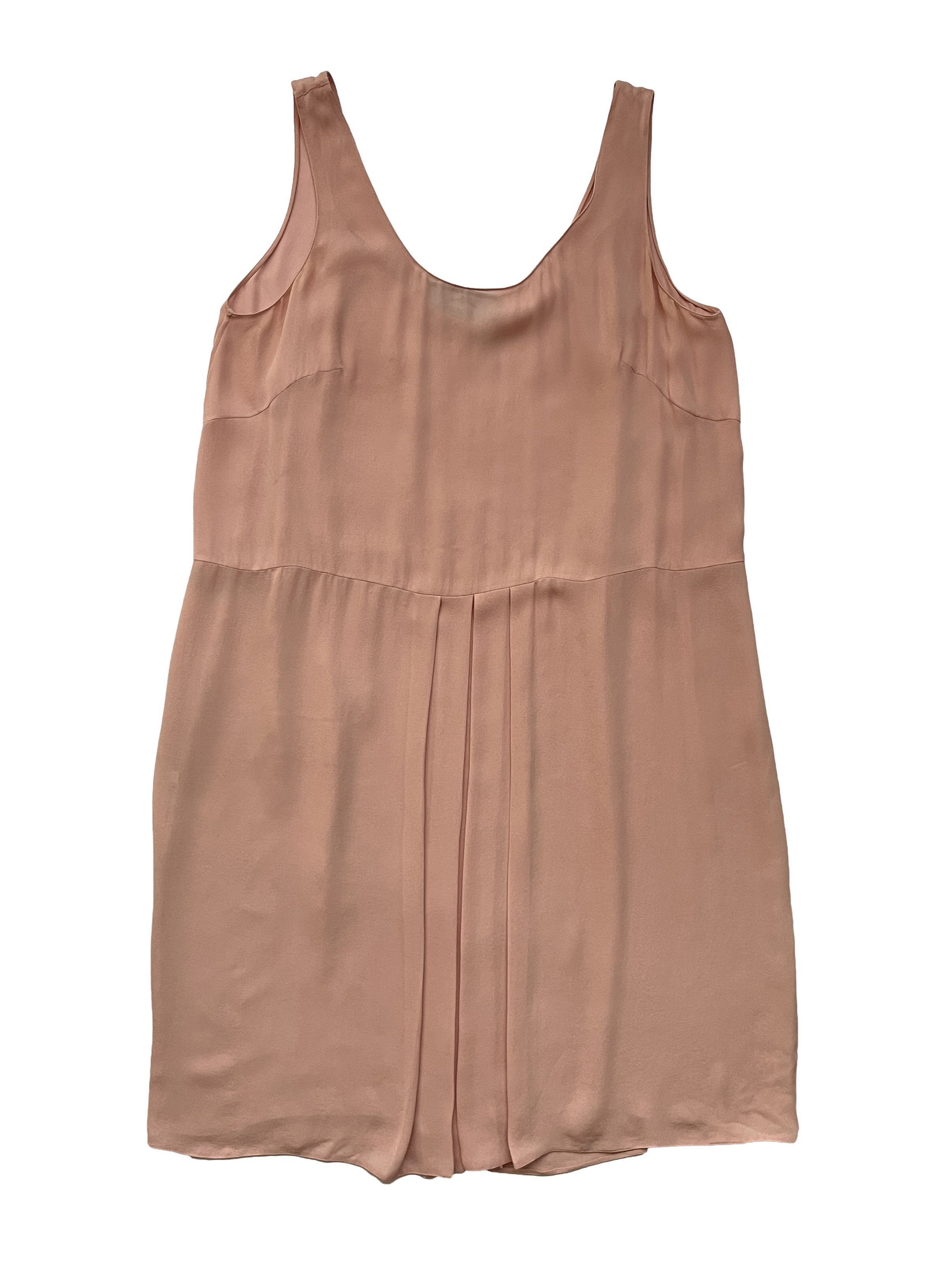 Prada ⚡️QUICK SALE⚡️Prada Peach Chiffon Dress Size L / US 10 / IT 46 - 1 Thumbnail