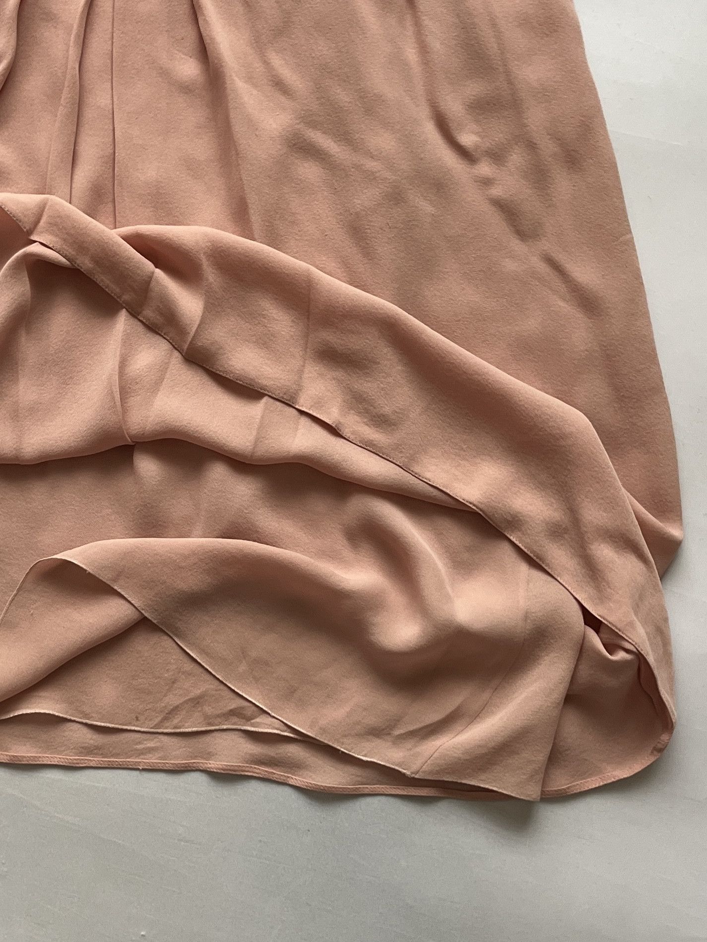Prada ⚡️QUICK SALE⚡️Prada Peach Chiffon Dress Size L / US 10 / IT 46 - 6 Thumbnail