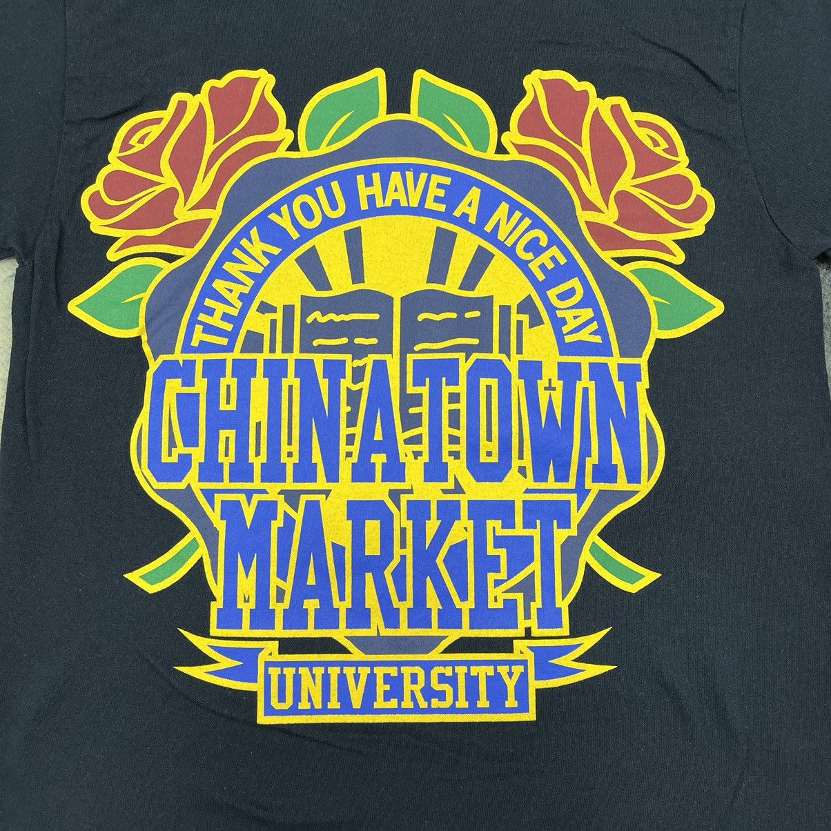 Market CHINA TOWN MARKET UNIVERSITY Crew Neck T Shirt #1216/AP Size US S / EU 44-46 / 1 - 2 Thumbnail