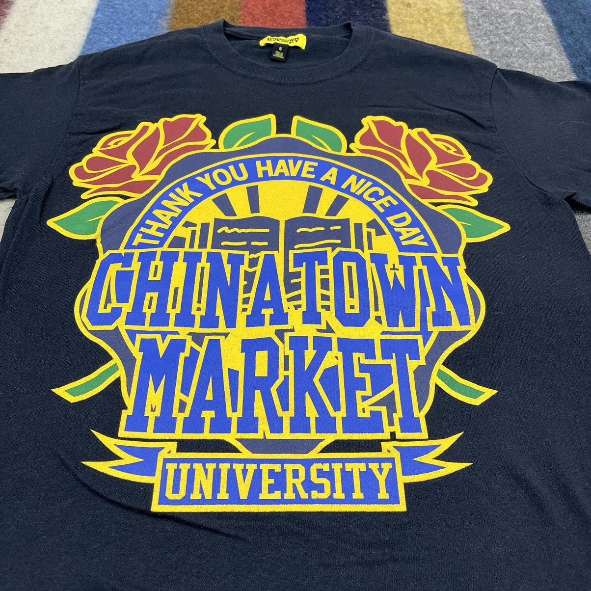 Market CHINA TOWN MARKET UNIVERSITY Crew Neck T Shirt #1216/AP Size US S / EU 44-46 / 1 - 3 Thumbnail