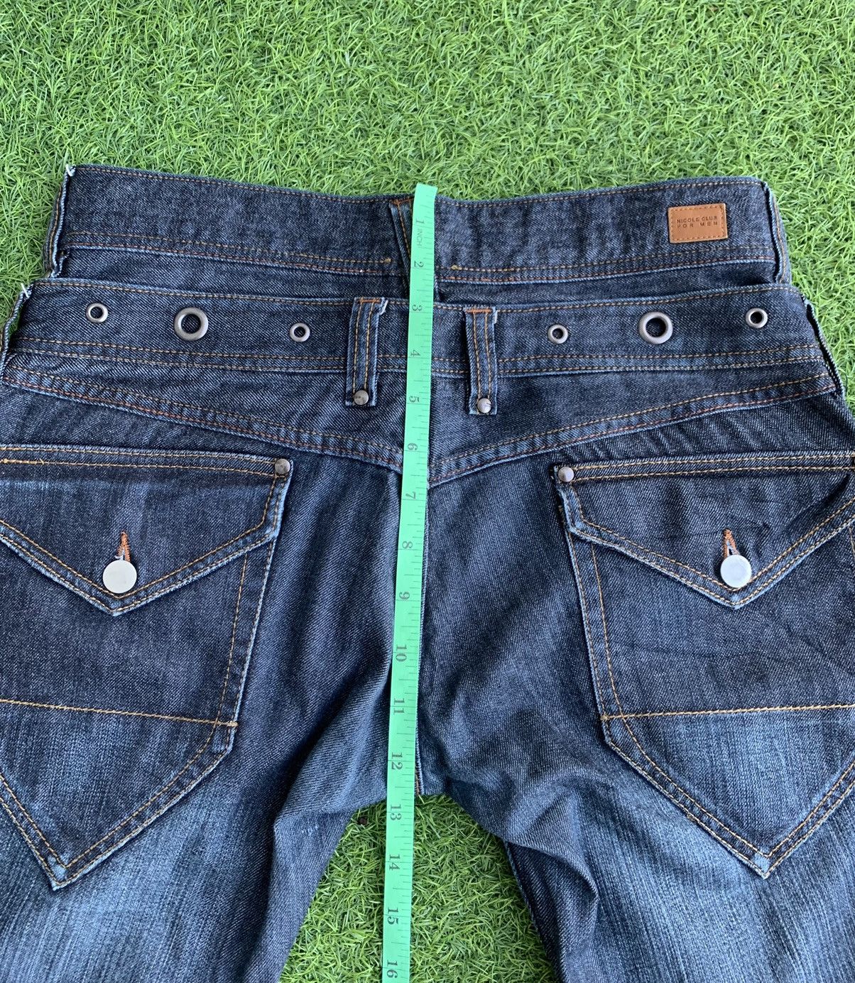 20471120 × If Six Was Nine × PPFM Vintage Nicole Club For Man Double Waist Flare Jeans Size US 31 - 14 Thumbnail