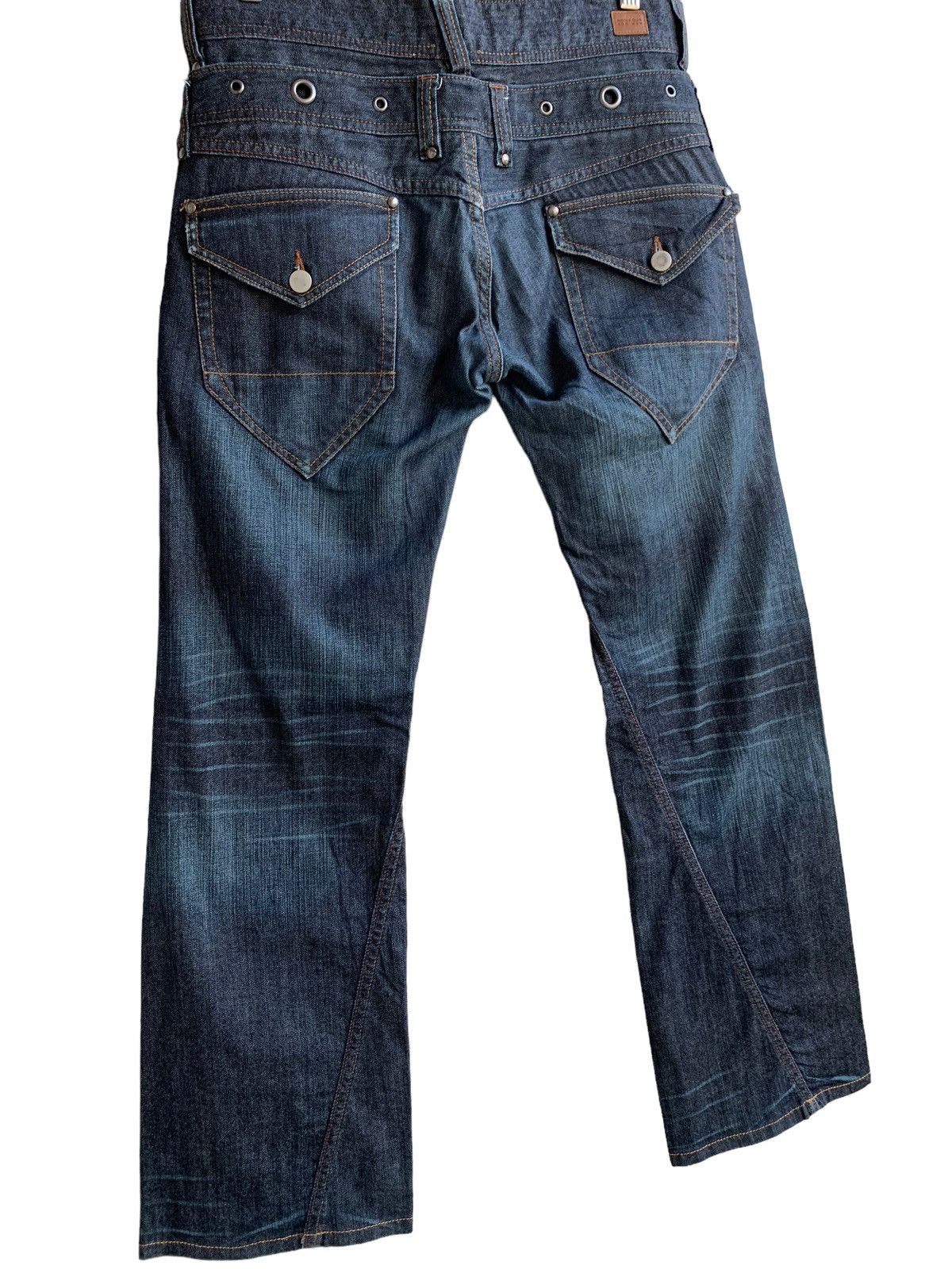 20471120 × If Six Was Nine × PPFM Vintage Nicole Club For Man Double Waist Flare Jeans Size US 31 - 7 Thumbnail