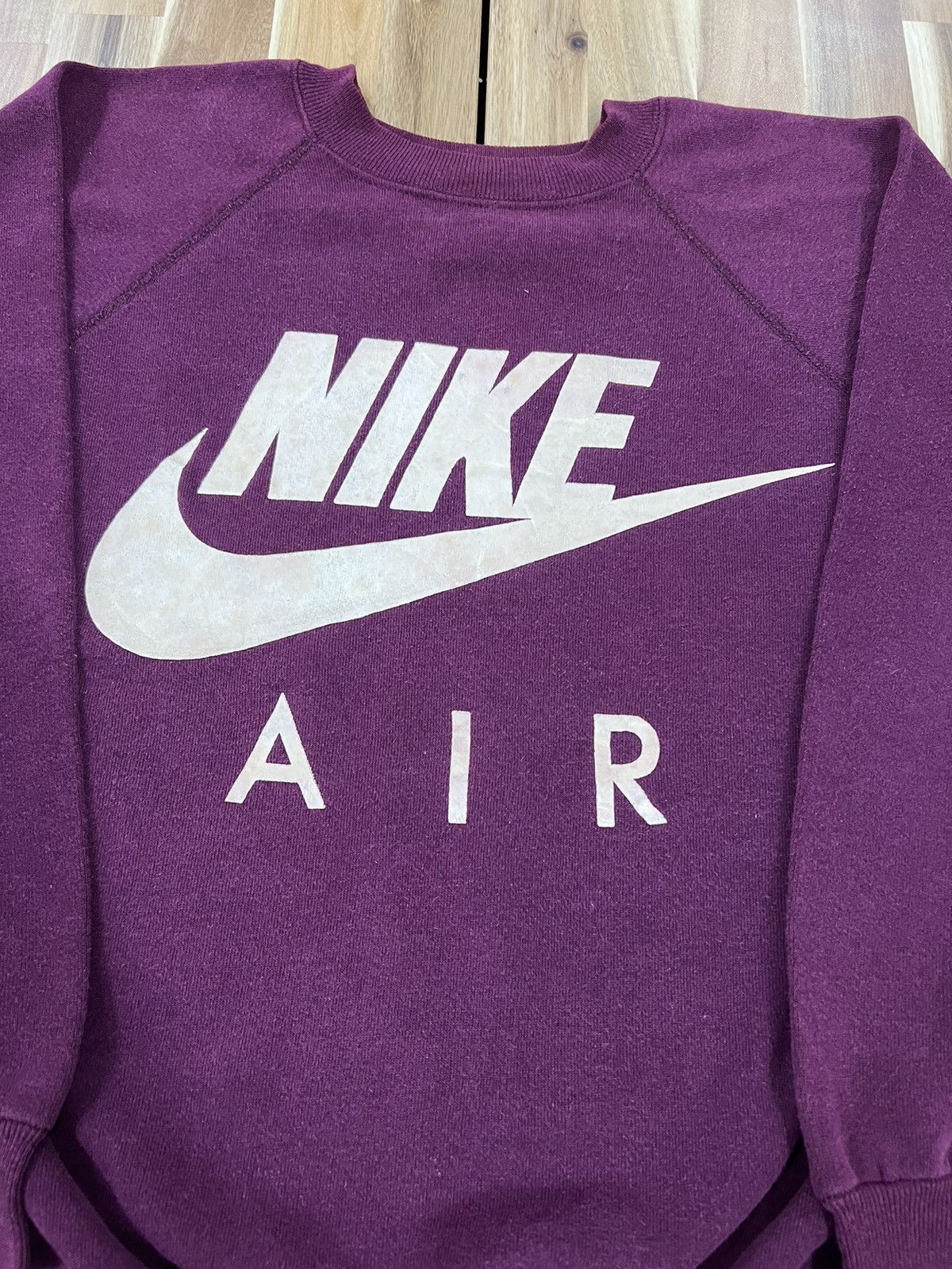 Vintage Vintage Nike Big Swoosh Hanes Bootleg Sweatshirt Size US M / EU 48-50 / 2 - 2 Thumbnail
