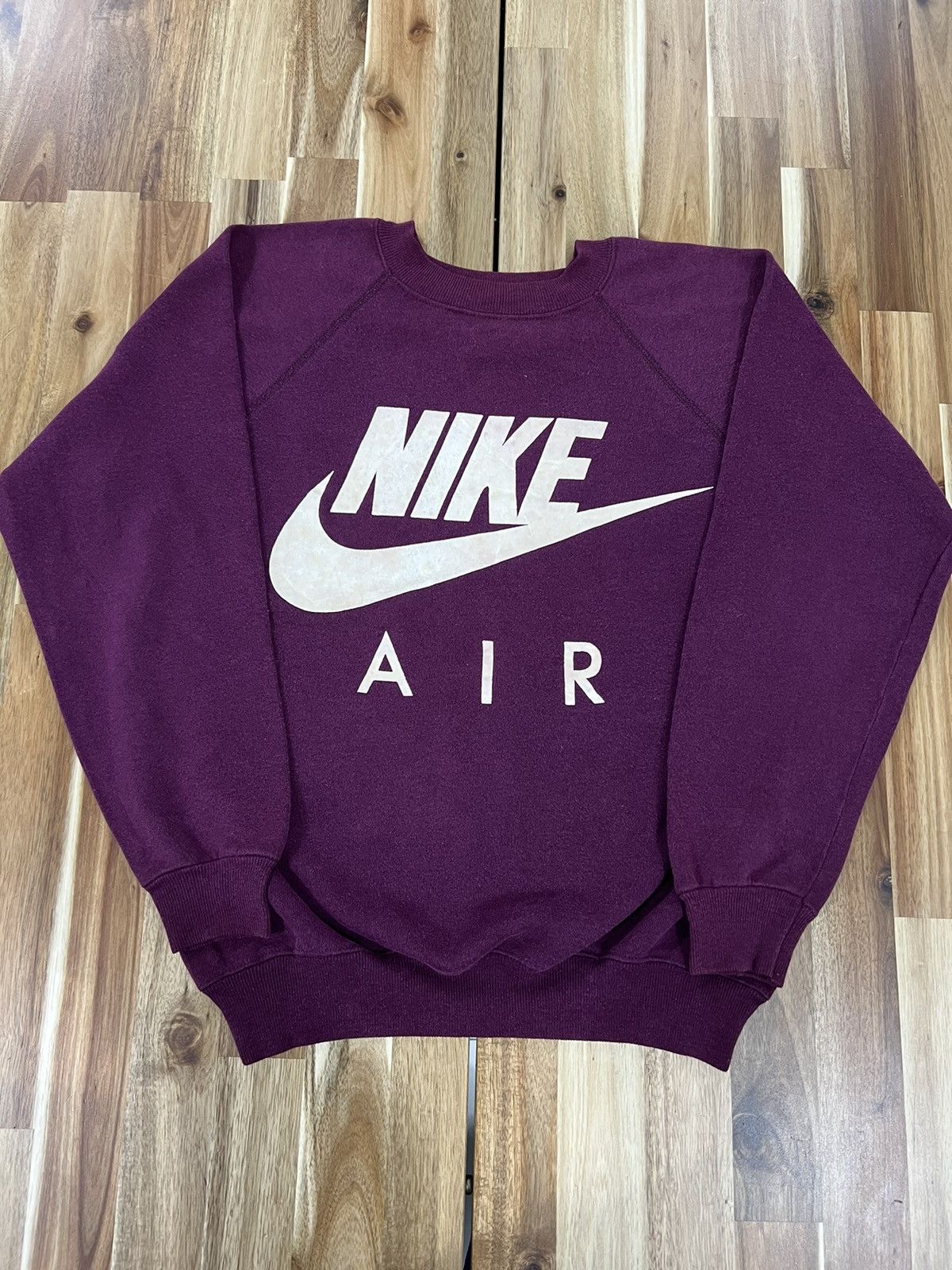 Vintage Vintage Nike Big Swoosh Hanes Bootleg Sweatshirt Size US M / EU 48-50 / 2 - 1 Thumbnail