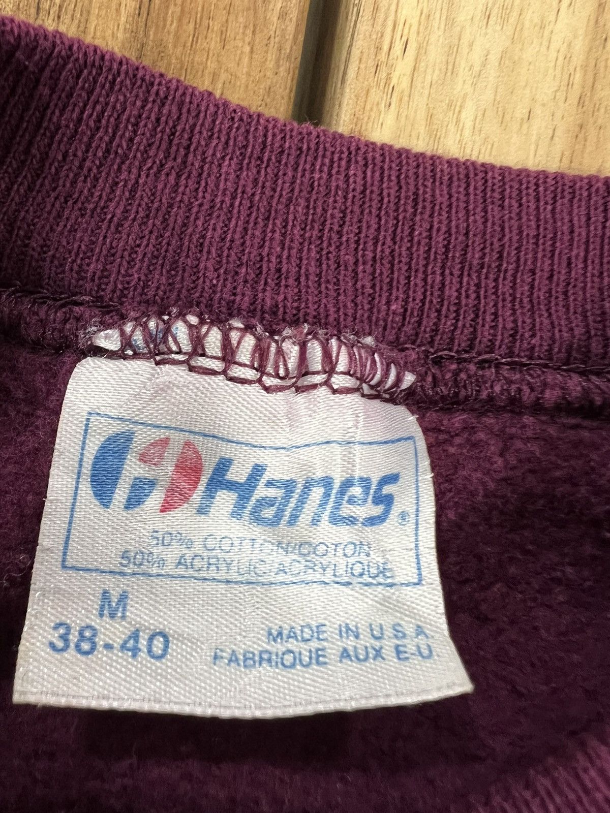 Vintage Vintage Nike Big Swoosh Hanes Bootleg Sweatshirt Size US M / EU 48-50 / 2 - 5 Thumbnail