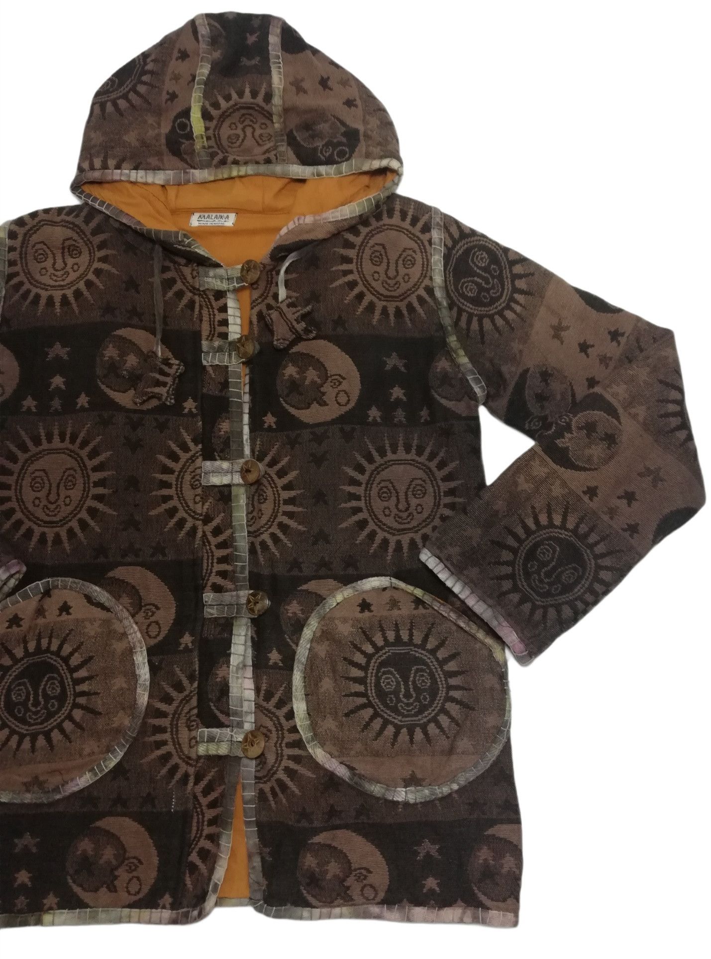 Art Comes First 🔥SUPER RARE Malaika☀️ Pop Arts The Sun Over Printed Hoodie Size US M / EU 48-50 / 2 - 8 Thumbnail