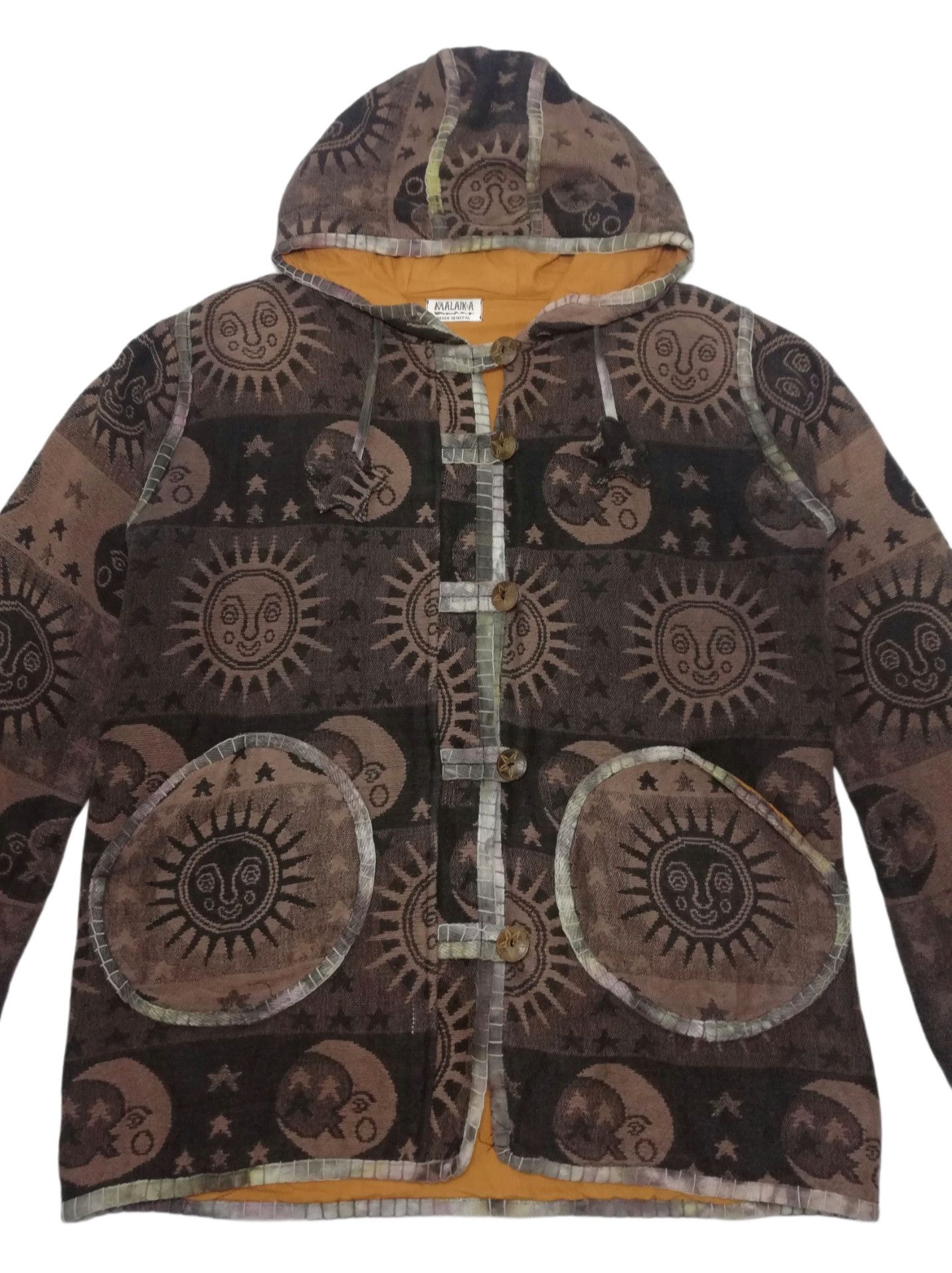 Art Comes First 🔥SUPER RARE Malaika☀️ Pop Arts The Sun Over Printed Hoodie Size US M / EU 48-50 / 2 - 2 Thumbnail