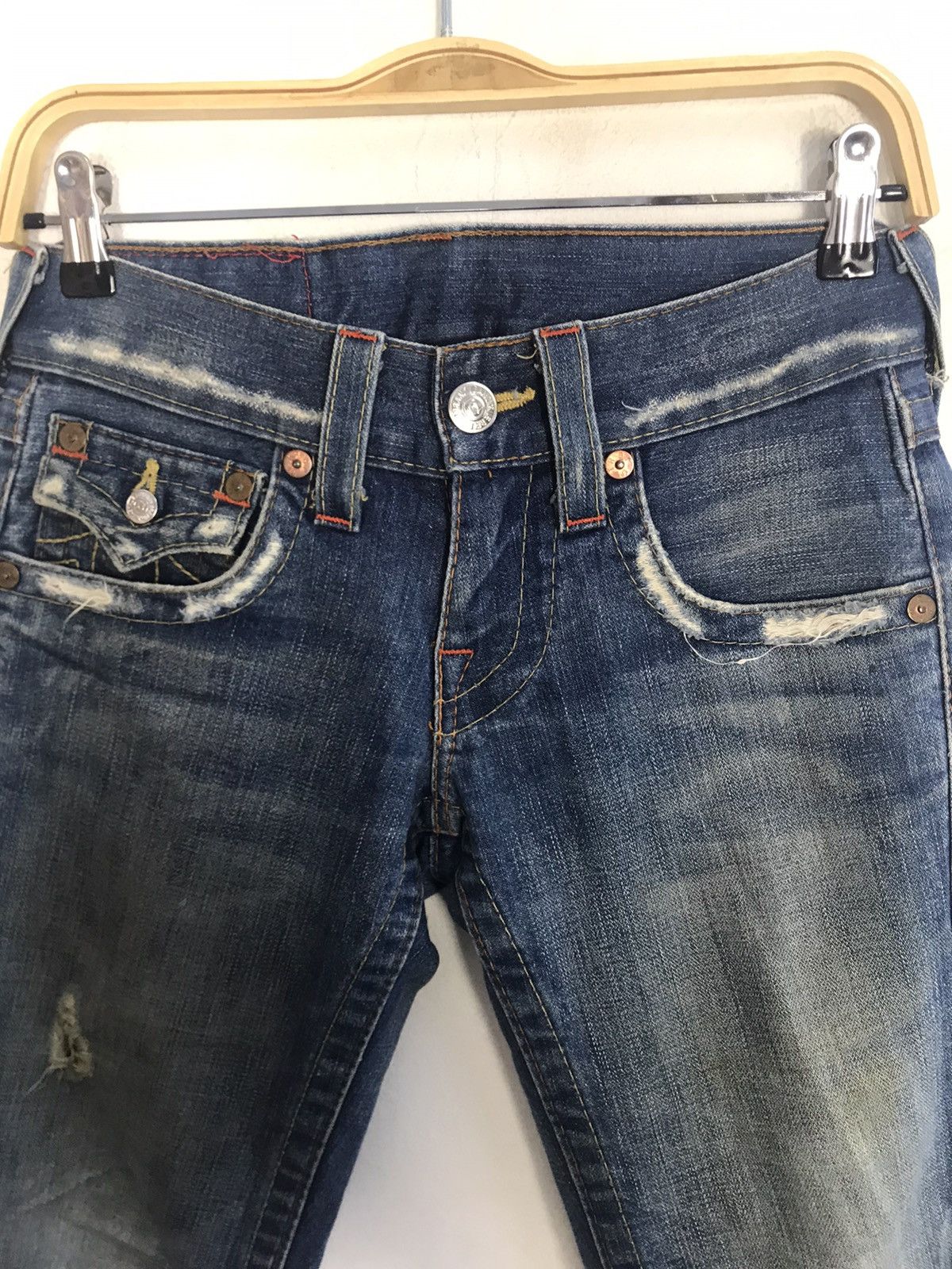Other True Religion Section Joey Brand Denim Flap Pocket Boot Cut Size 29" - 3 Thumbnail