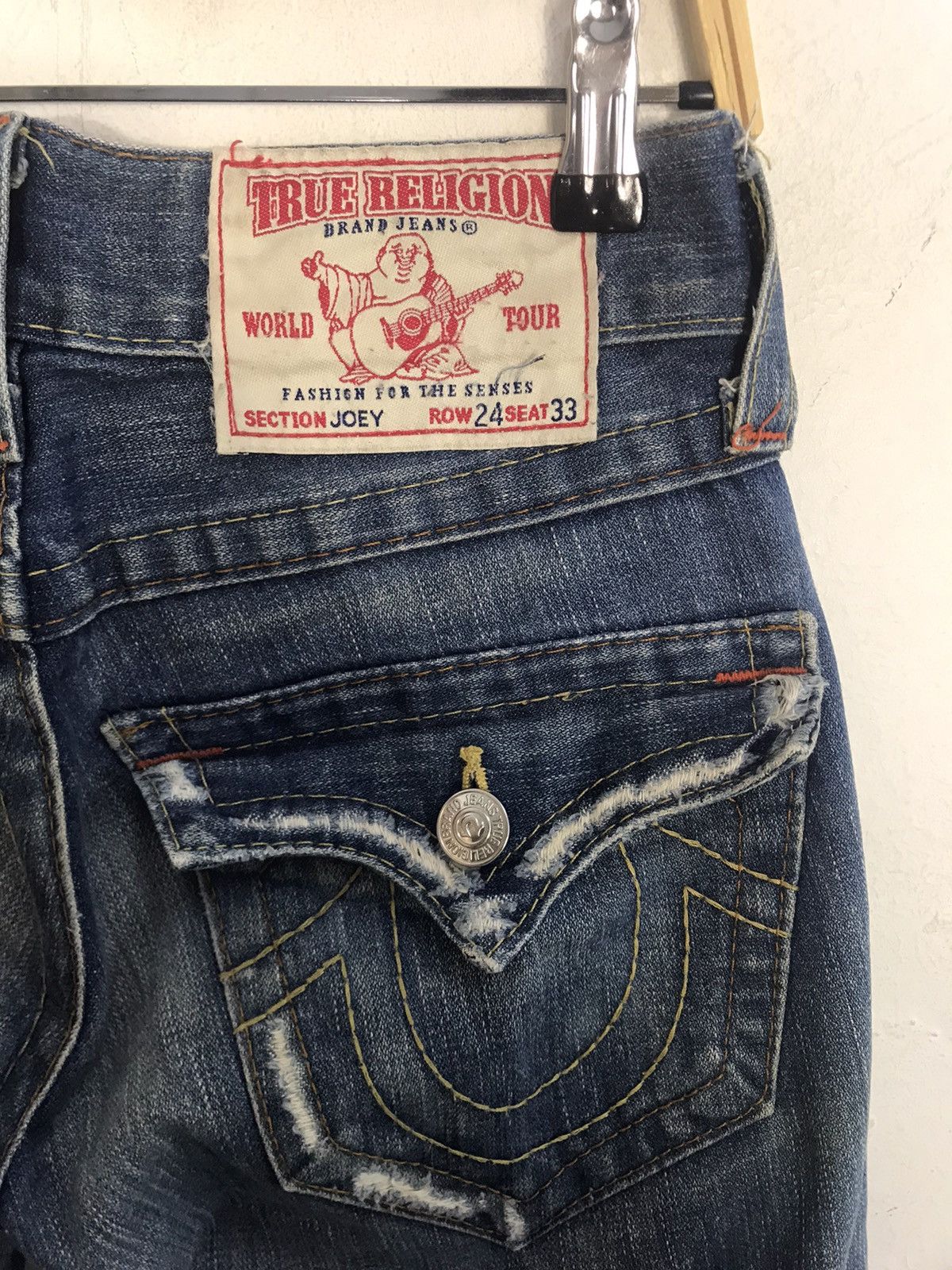 Other True Religion Section Joey Brand Denim Flap Pocket Boot Cut Size 29" - 6 Thumbnail