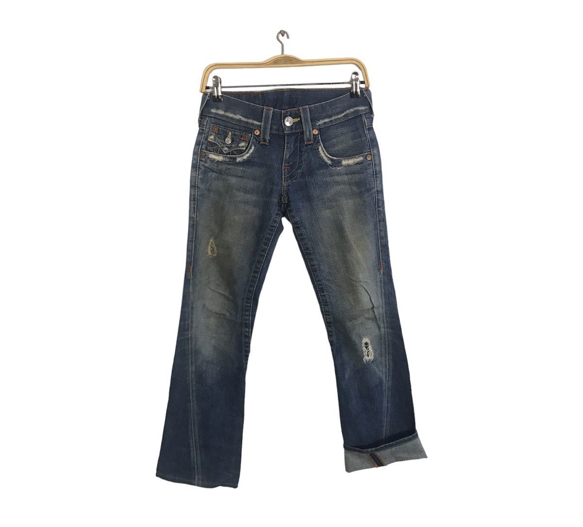 Other True Religion Section Joey Brand Denim Flap Pocket Boot Cut Size 29" - 1 Thumbnail