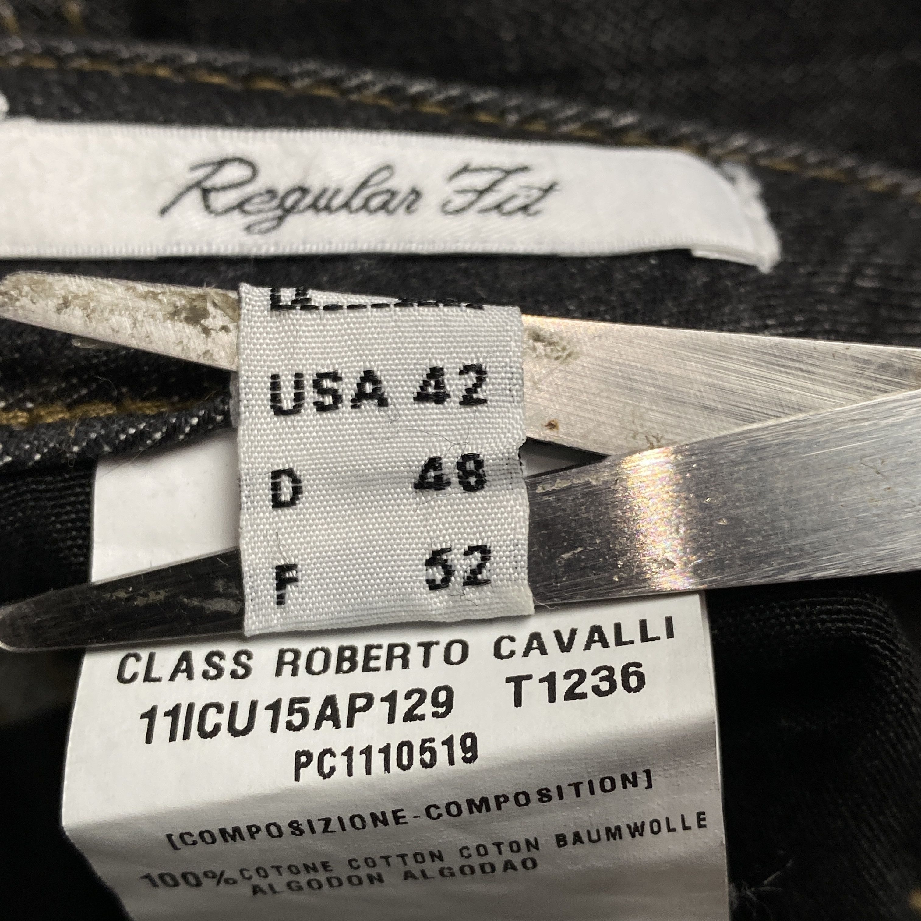 Just Cavalli × Roberto Cavalli Mens Jeans Denim Roberto Cavalli Size 42 Size US 42 / EU 58 - 9 Thumbnail