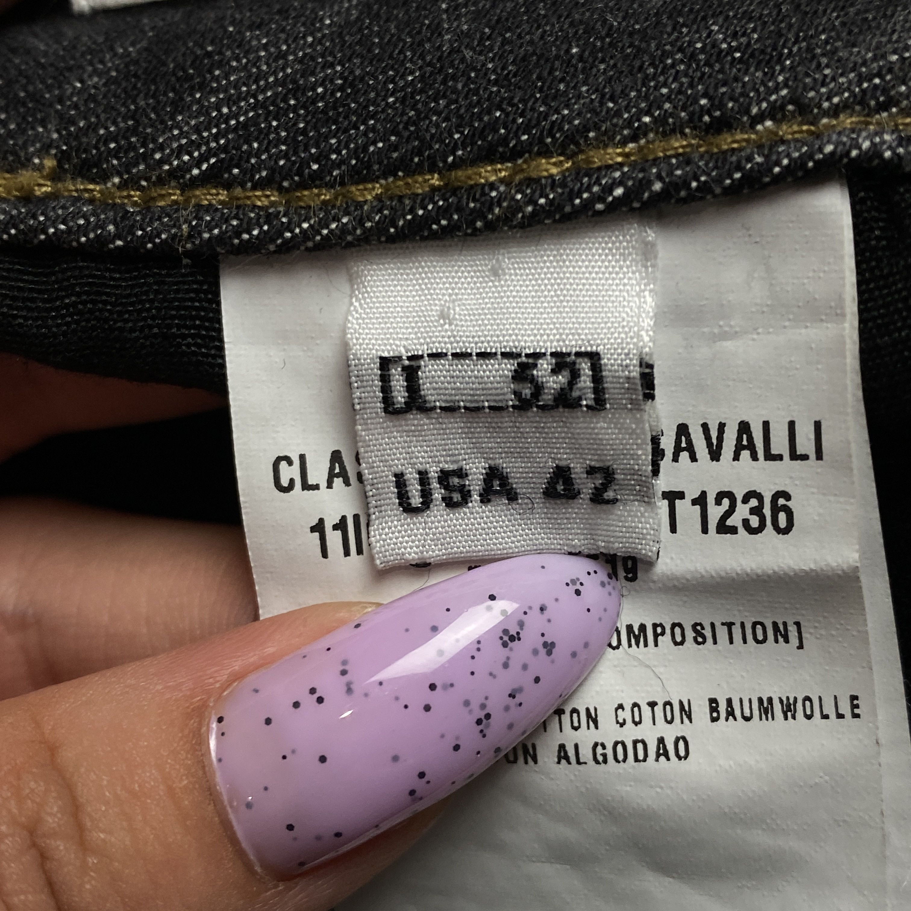 Just Cavalli × Roberto Cavalli Mens Jeans Denim Roberto Cavalli Size 42 Size US 42 / EU 58 - 10 Thumbnail