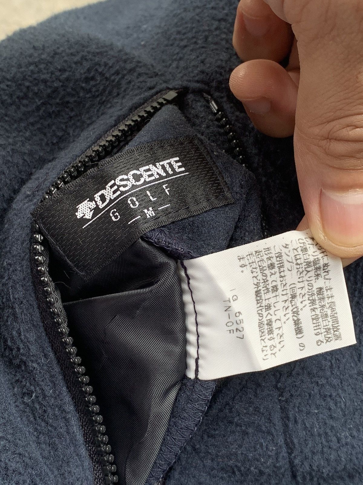 Descente × Japanese Brand Descente Golf tank tops zipper reversible fleece vest Size US M / EU 48-50 / 2 - 11 Thumbnail