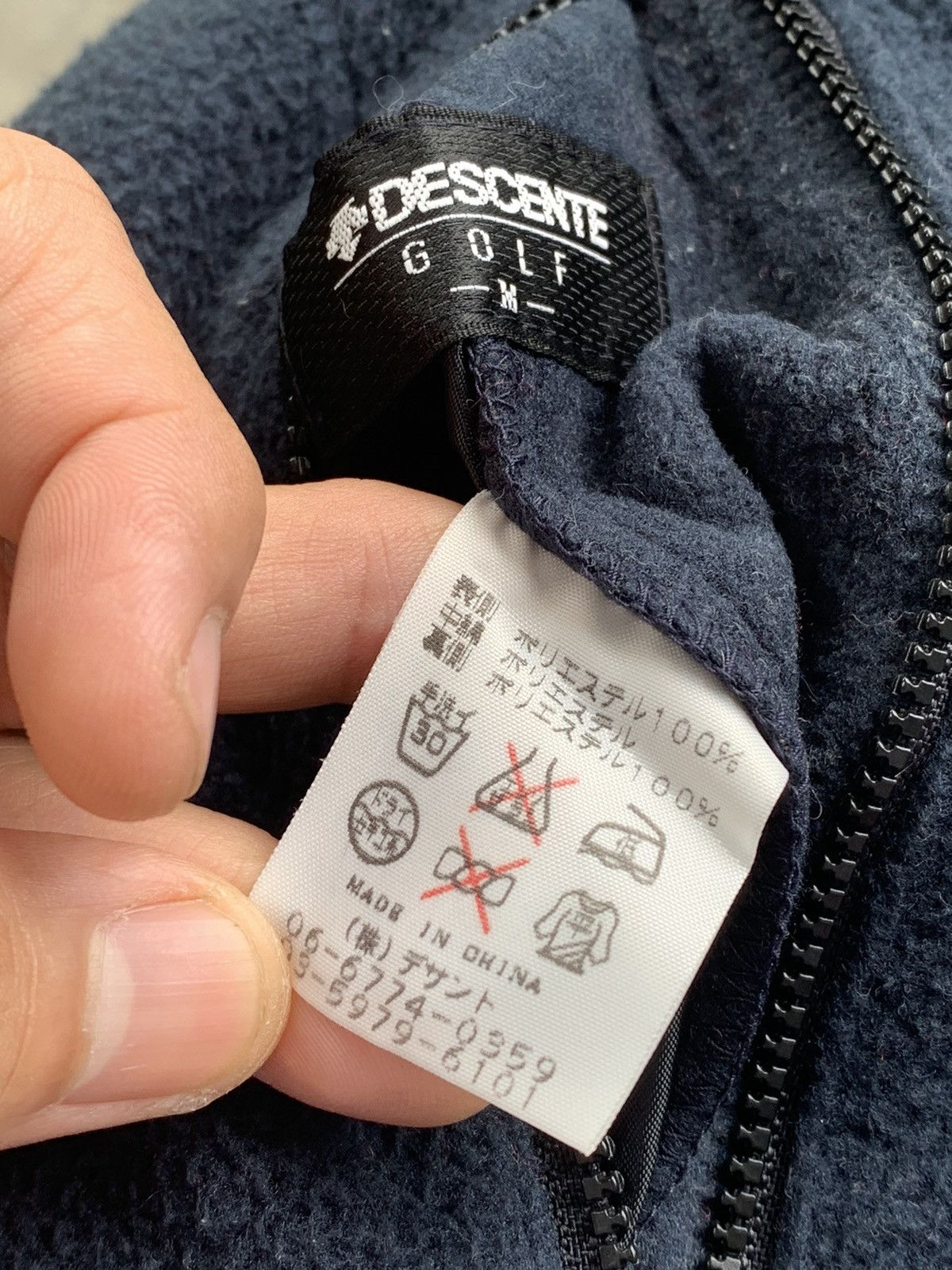 Descente × Japanese Brand Descente Golf tank tops zipper reversible fleece vest Size US M / EU 48-50 / 2 - 10 Thumbnail