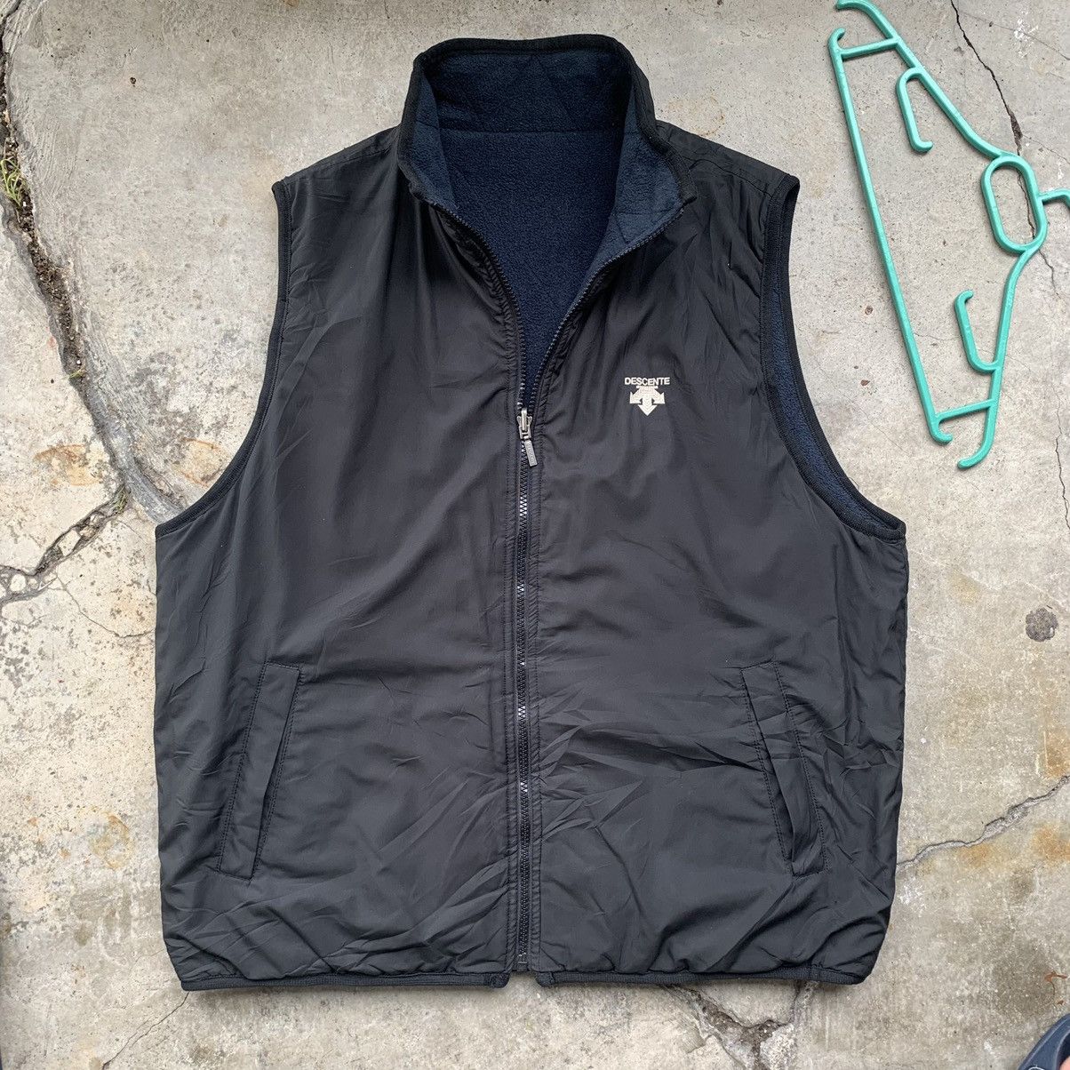 Descente × Japanese Brand Descente Golf tank tops zipper reversible fleece vest Size US M / EU 48-50 / 2 - 7 Thumbnail