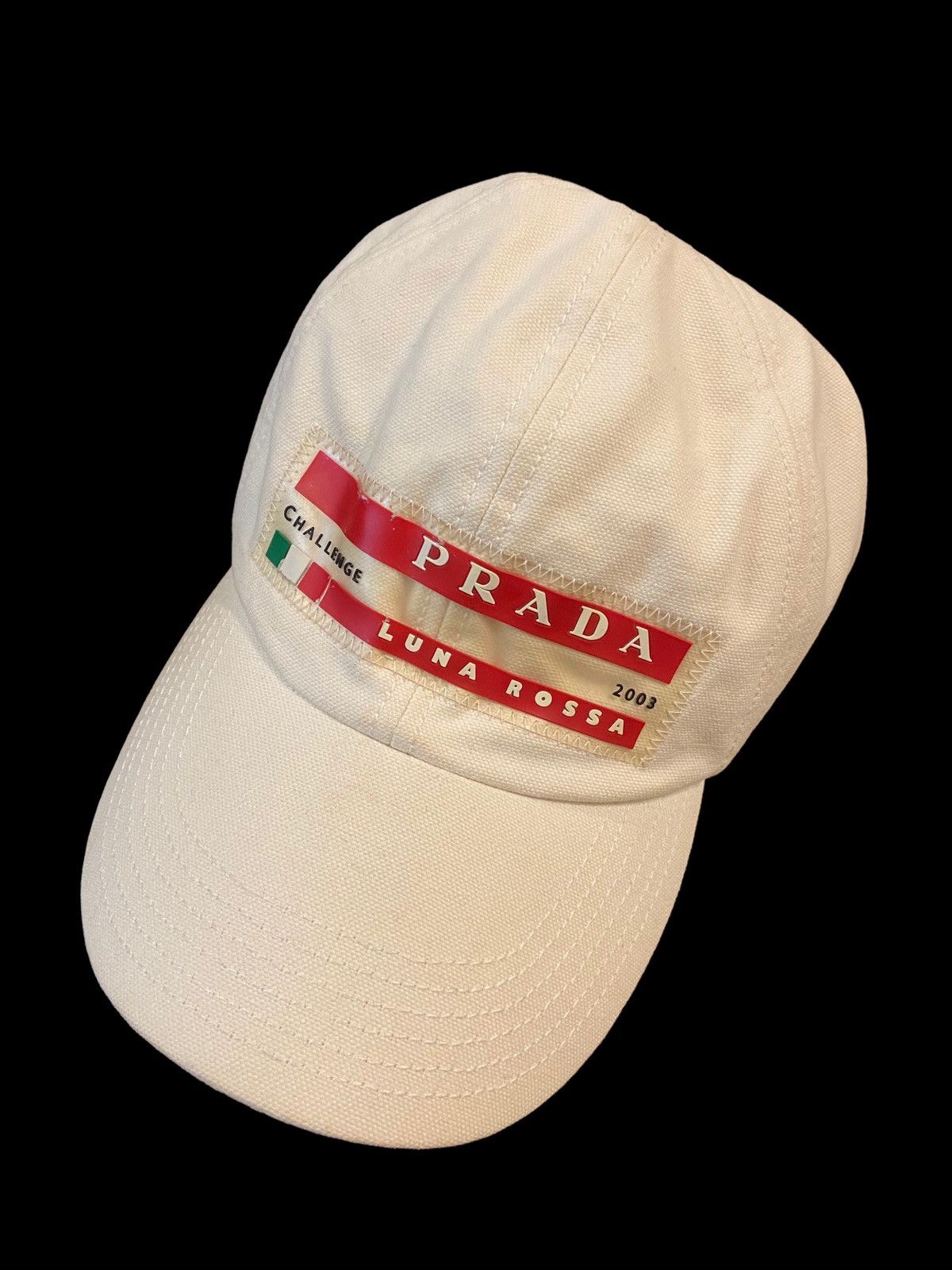 Prada ARCHIVE🔥OG 2003 Prada Luna Rossa Challenge Unisex Cap Size ONE SIZE - 1 Thumbnail