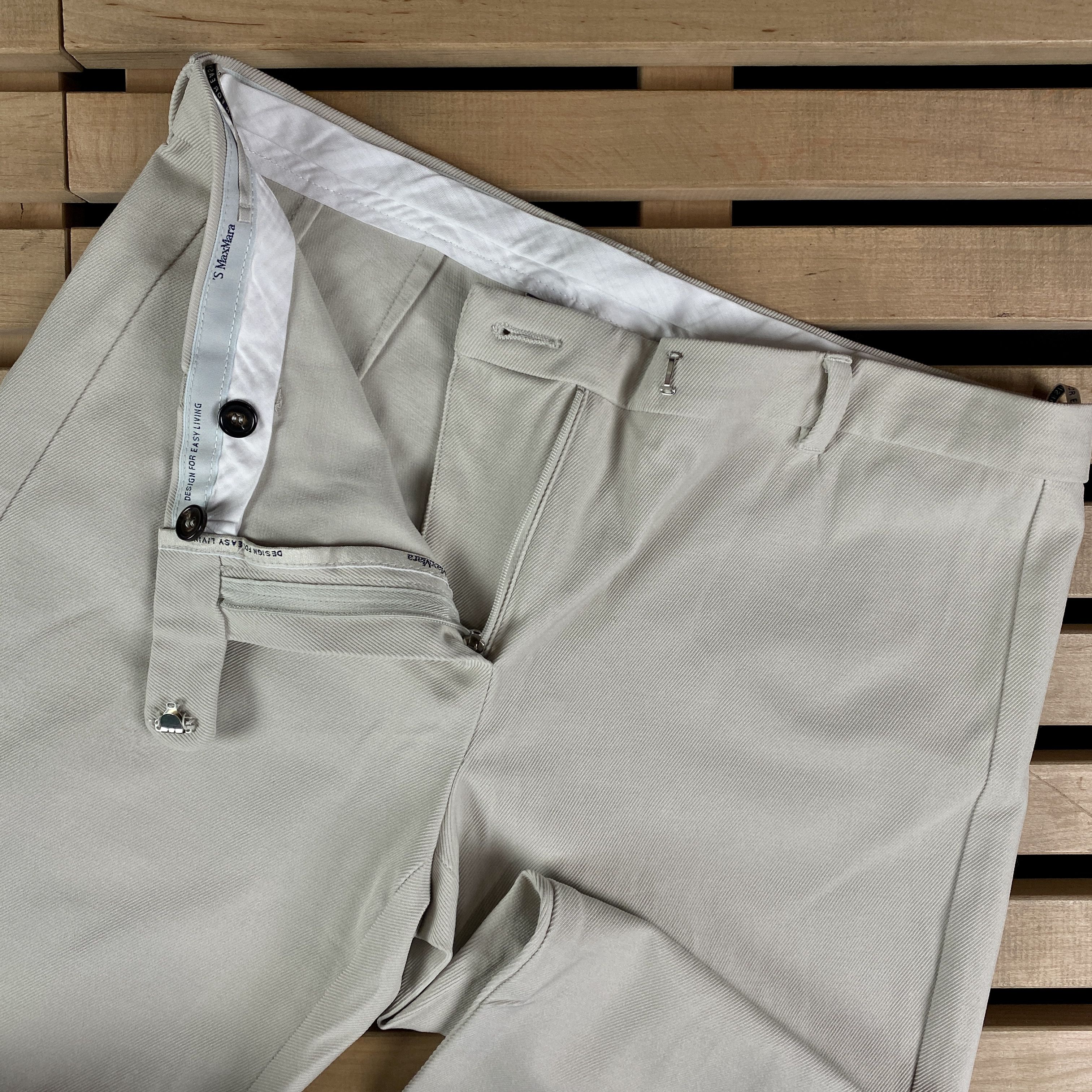 Max Mara Womens Classic Pants Max Mara Size UK 14 US 12 Size 34" / US 12 / IT 48 - 4 Thumbnail