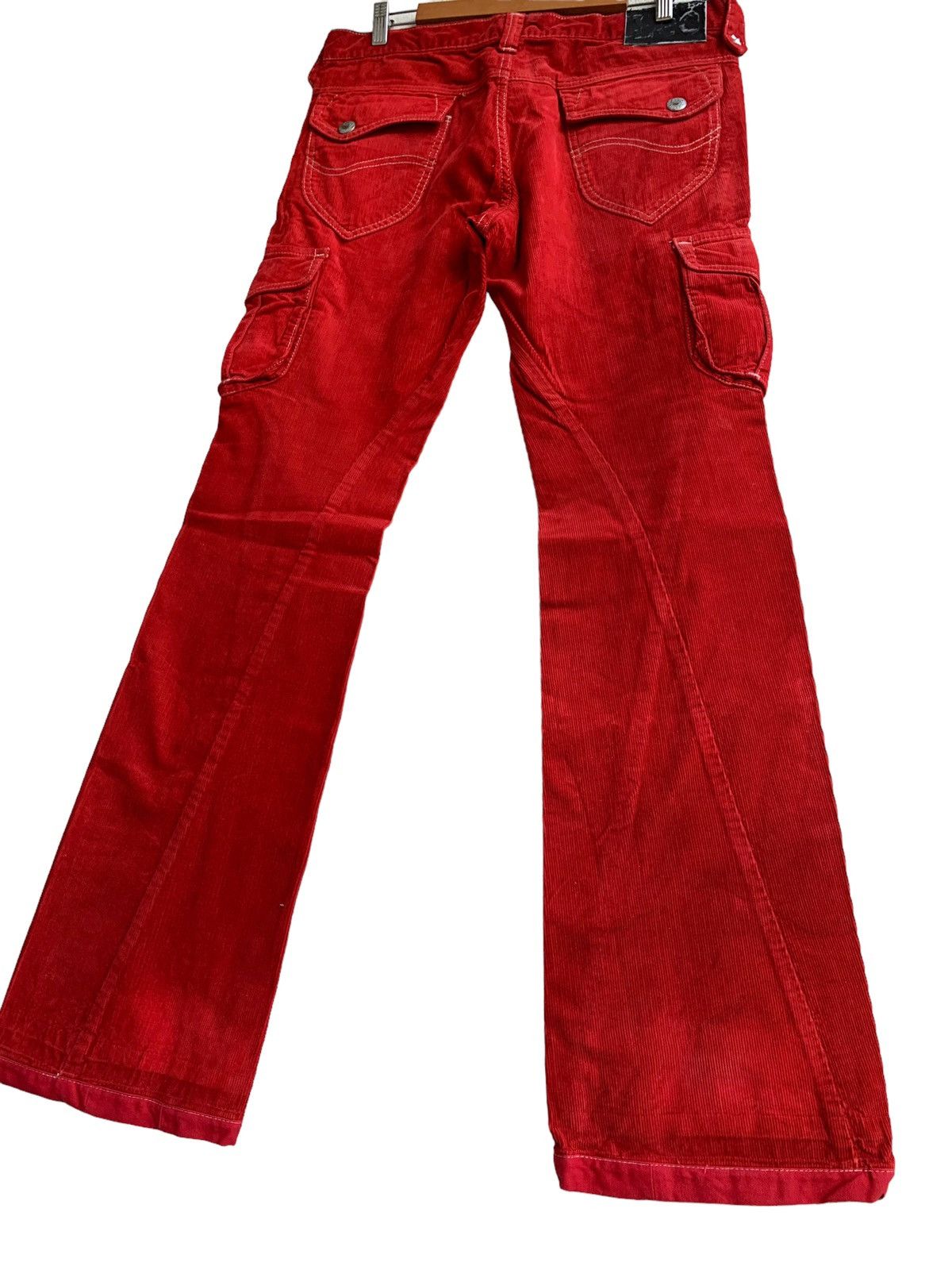 If Six Was Nine Vintage Lee Raiders Corduroy Flares Jeans Size US 32 / EU 48 - 2 Thumbnail