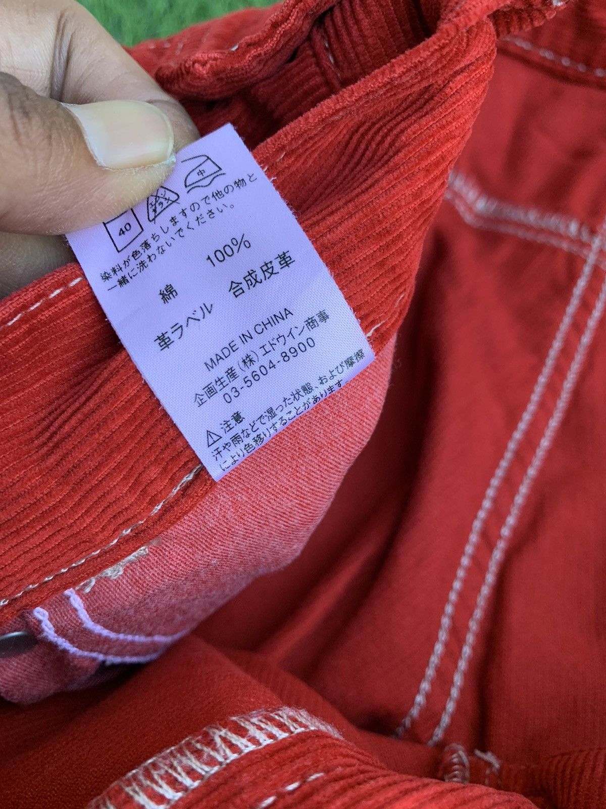 If Six Was Nine Vintage Lee Raiders Corduroy Flares Jeans Size US 32 / EU 48 - 15 Thumbnail