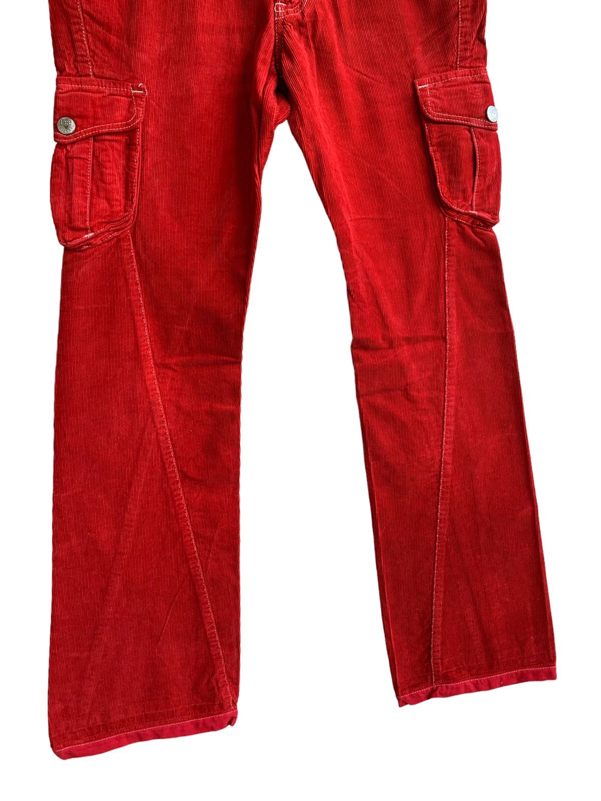 If Six Was Nine Vintage Lee Raiders Corduroy Flares Jeans Size US 32 / EU 48 - 8 Thumbnail