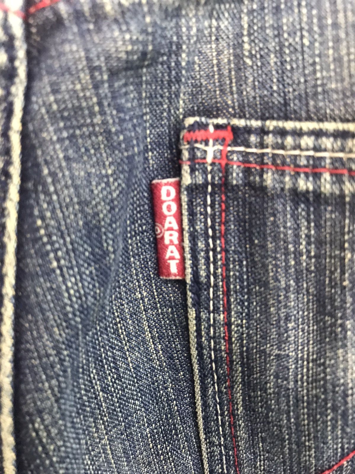 Japanese Brand Doarat Multipockets Carpenter Double Knee Denim Jeans Size US 32 / EU 48 - 6 Thumbnail