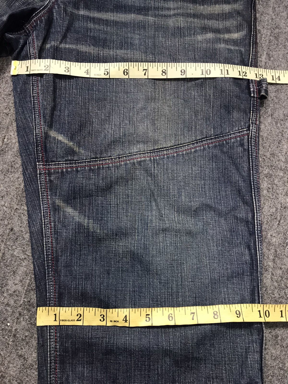 Japanese Brand Doarat Multipockets Carpenter Double Knee Denim Jeans Size US 32 / EU 48 - 12 Thumbnail