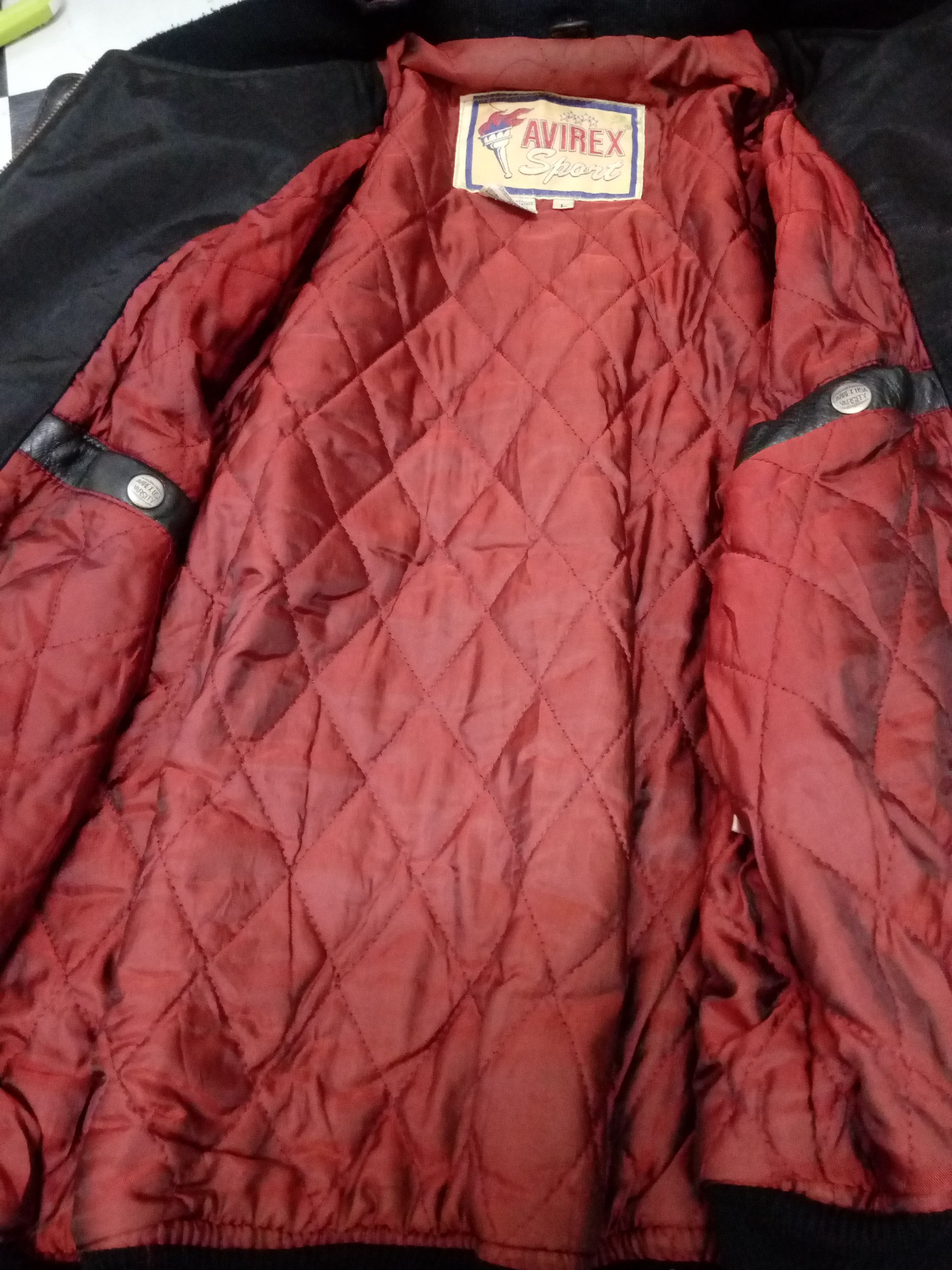Avirex VINTAGE AVIREX LEATHER JACKET DISTRESSED Size US L / EU 52-54 / 3 - 13 Thumbnail