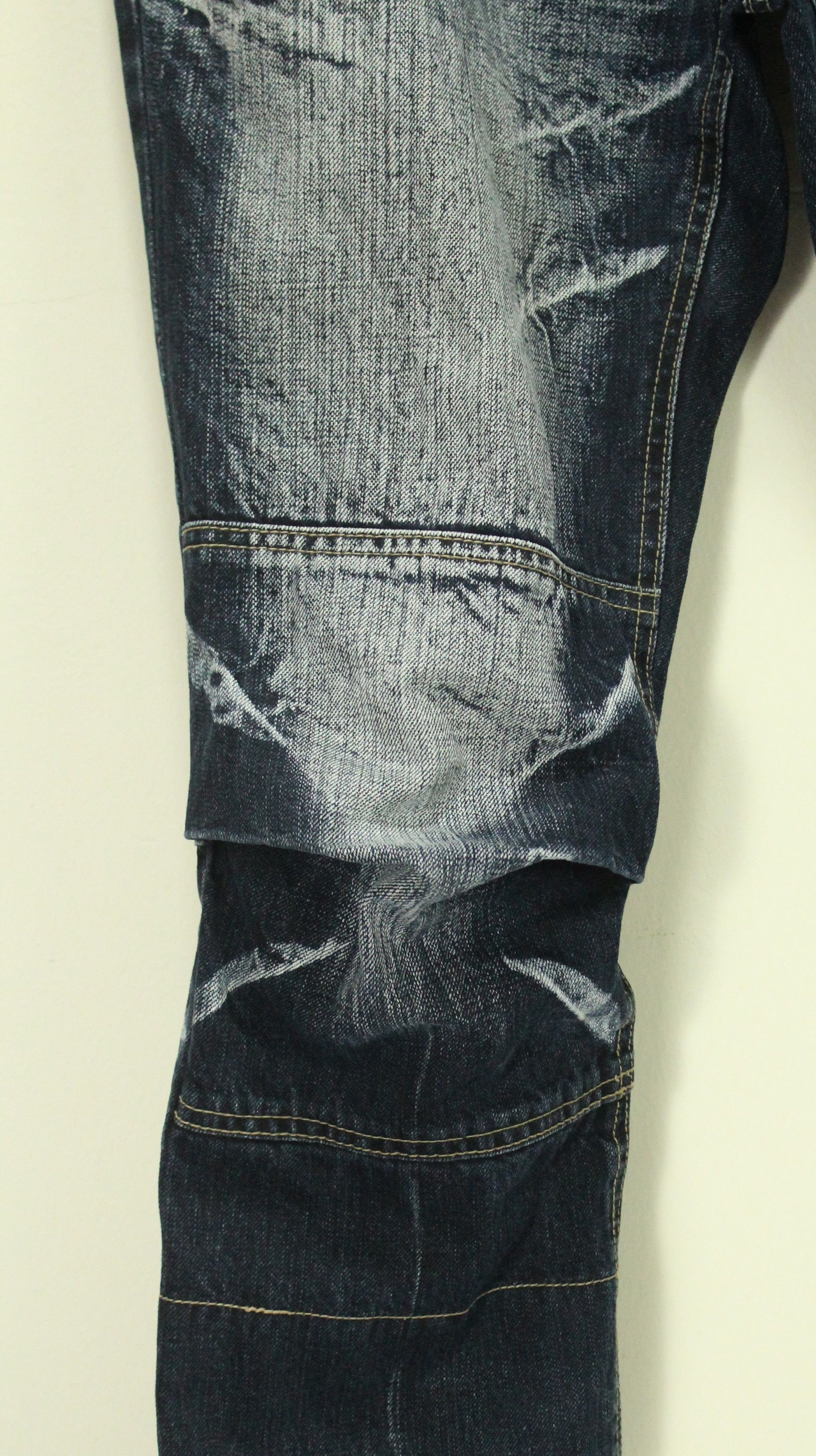 PPFM BOOZE PILLS POWDERS PPFM Denim Double Waist Studs Size US 31 - 9 Thumbnail