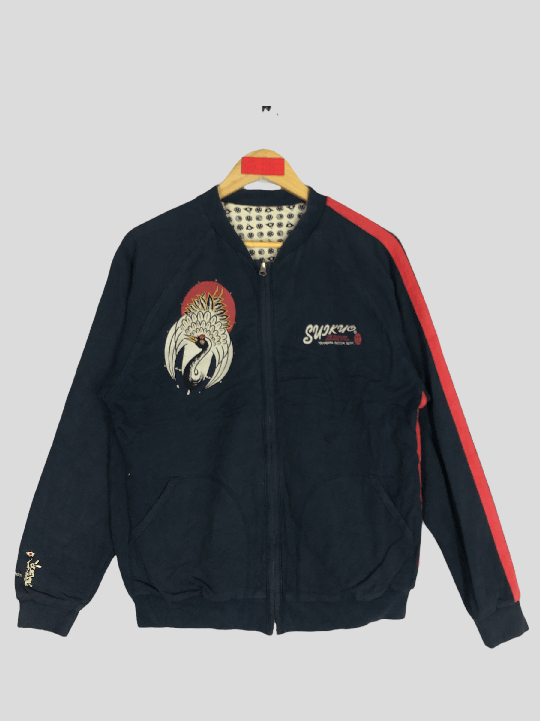 Monkey torandana design dept japanese style sweater zip up