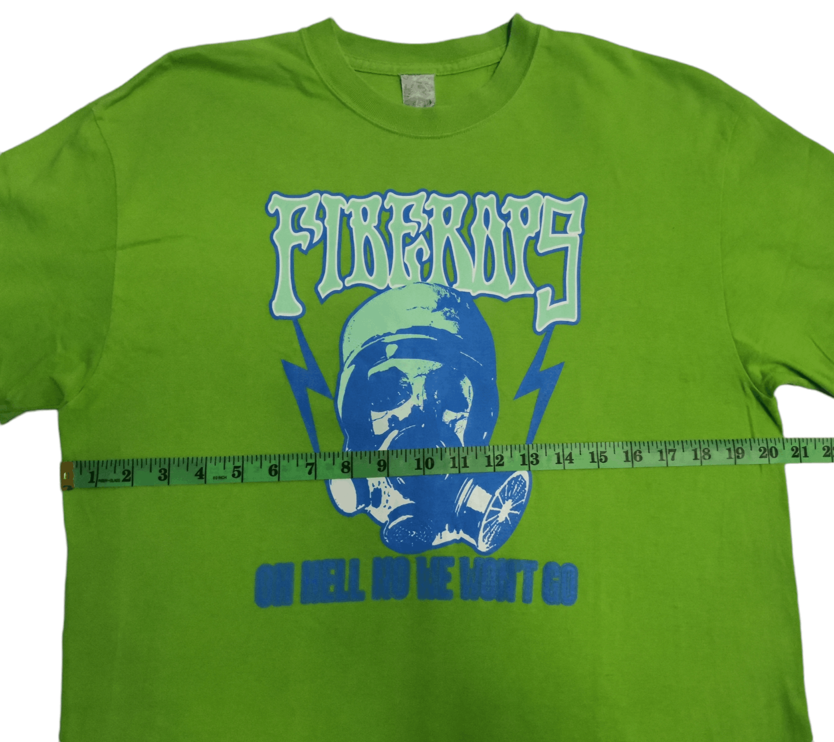 Fiberops Vintage Fiberops On Hell No We Won't Go Tee Japan Designer Size US L / EU 52-54 / 3 - 5 Thumbnail