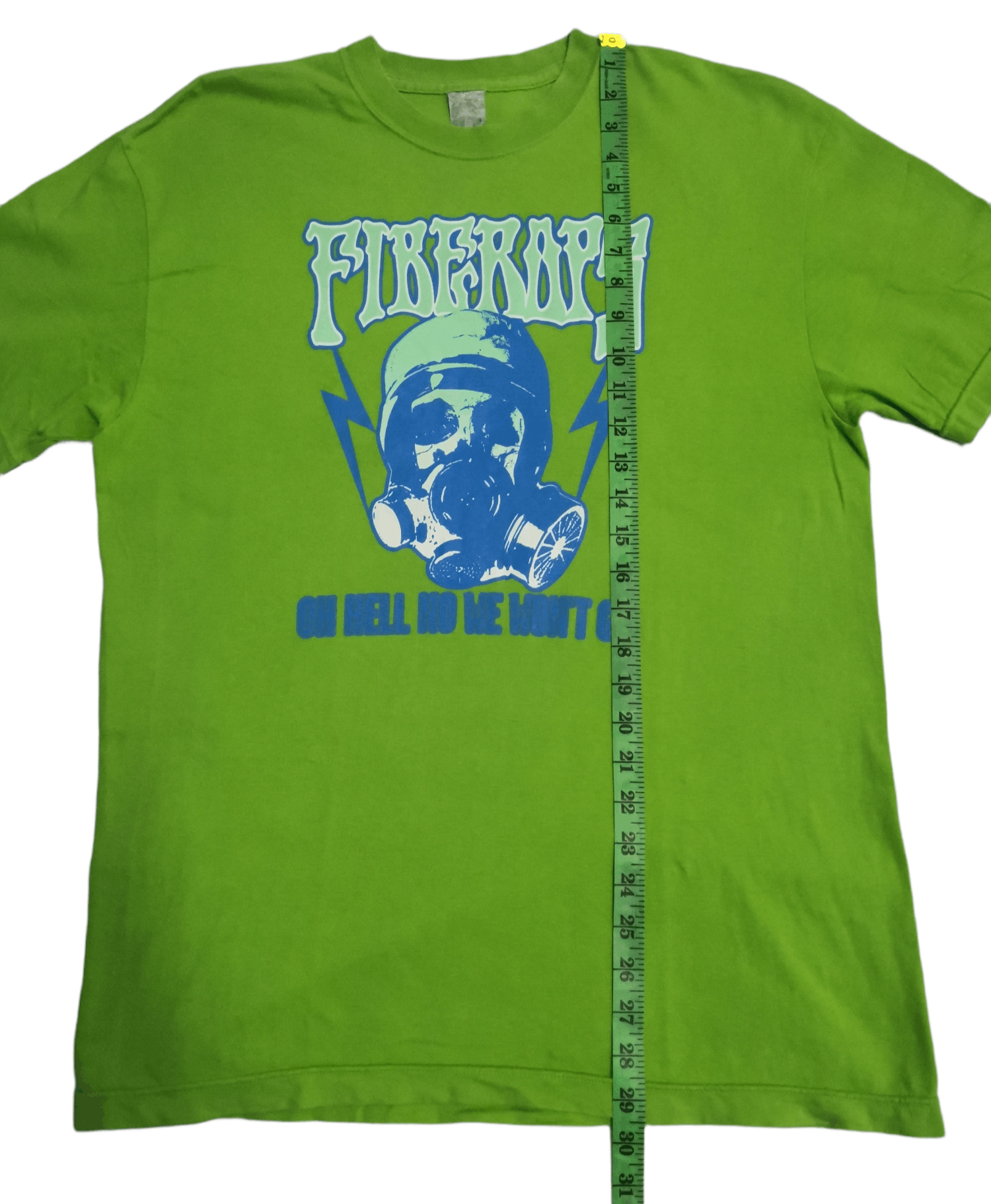 Fiberops Vintage Fiberops On Hell No We Won't Go Tee Japan Designer Size US L / EU 52-54 / 3 - 6 Thumbnail