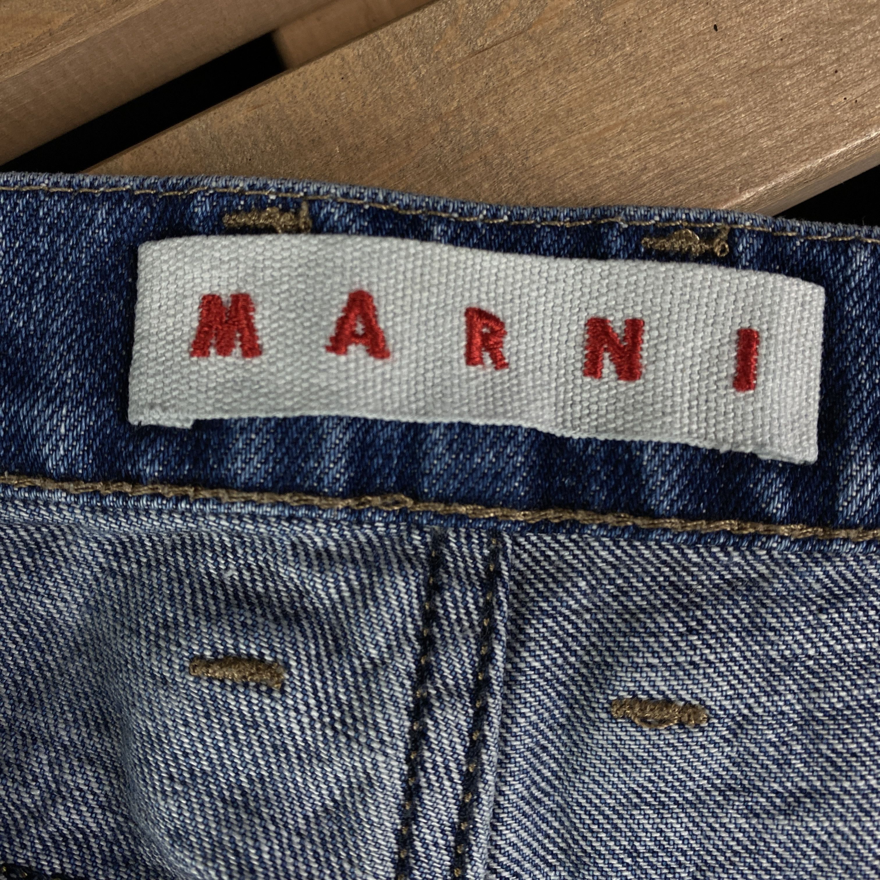 Marni Womens Jeans Denim Bridge Pants Marni Size 26 Blue Size 26" / US 2 / IT 38 - 6 Thumbnail
