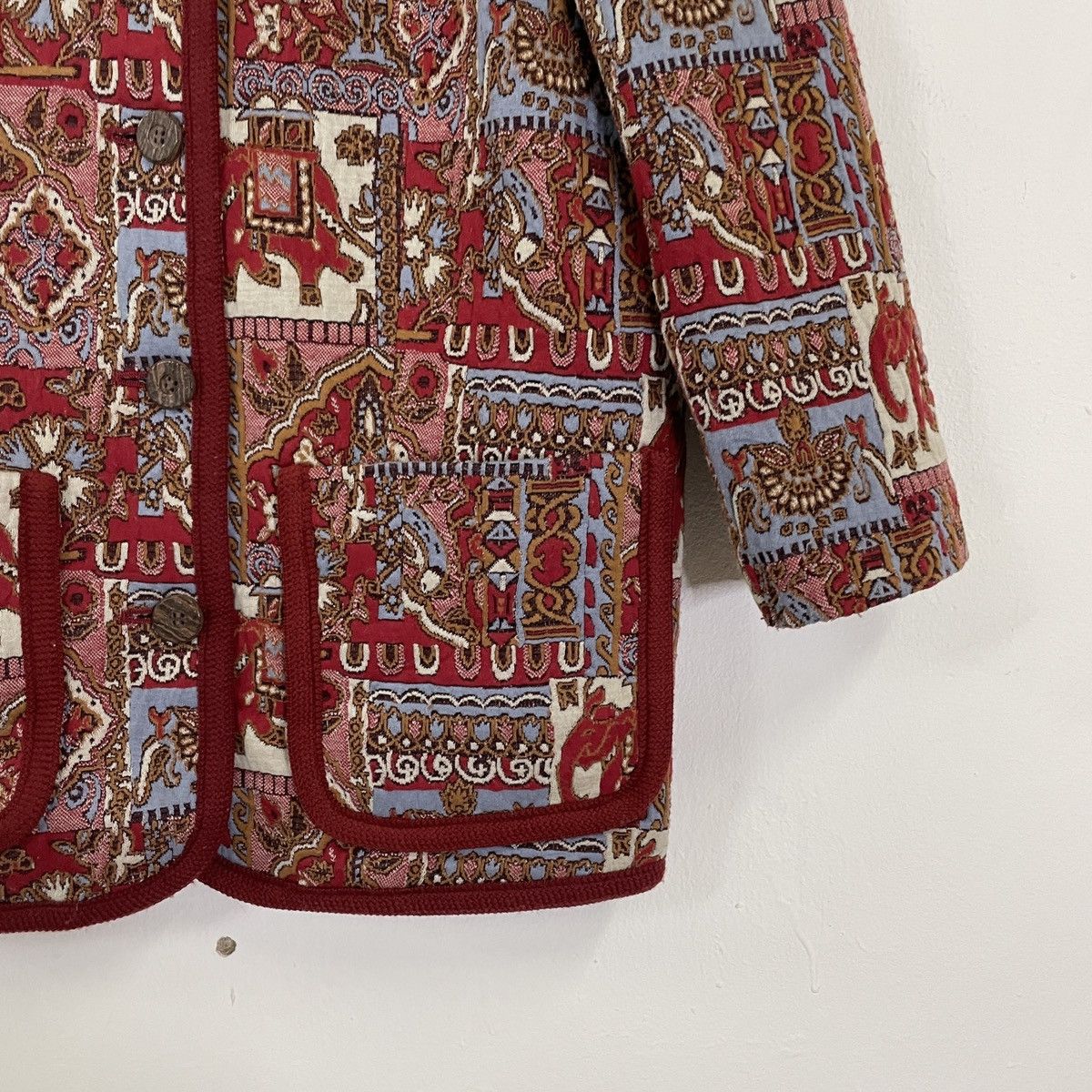 Habitat × Japanese Brand Vintage Michelline Habitat Unisex Tweed Jacket Size US M / EU 48-50 / 2 - 2 Thumbnail