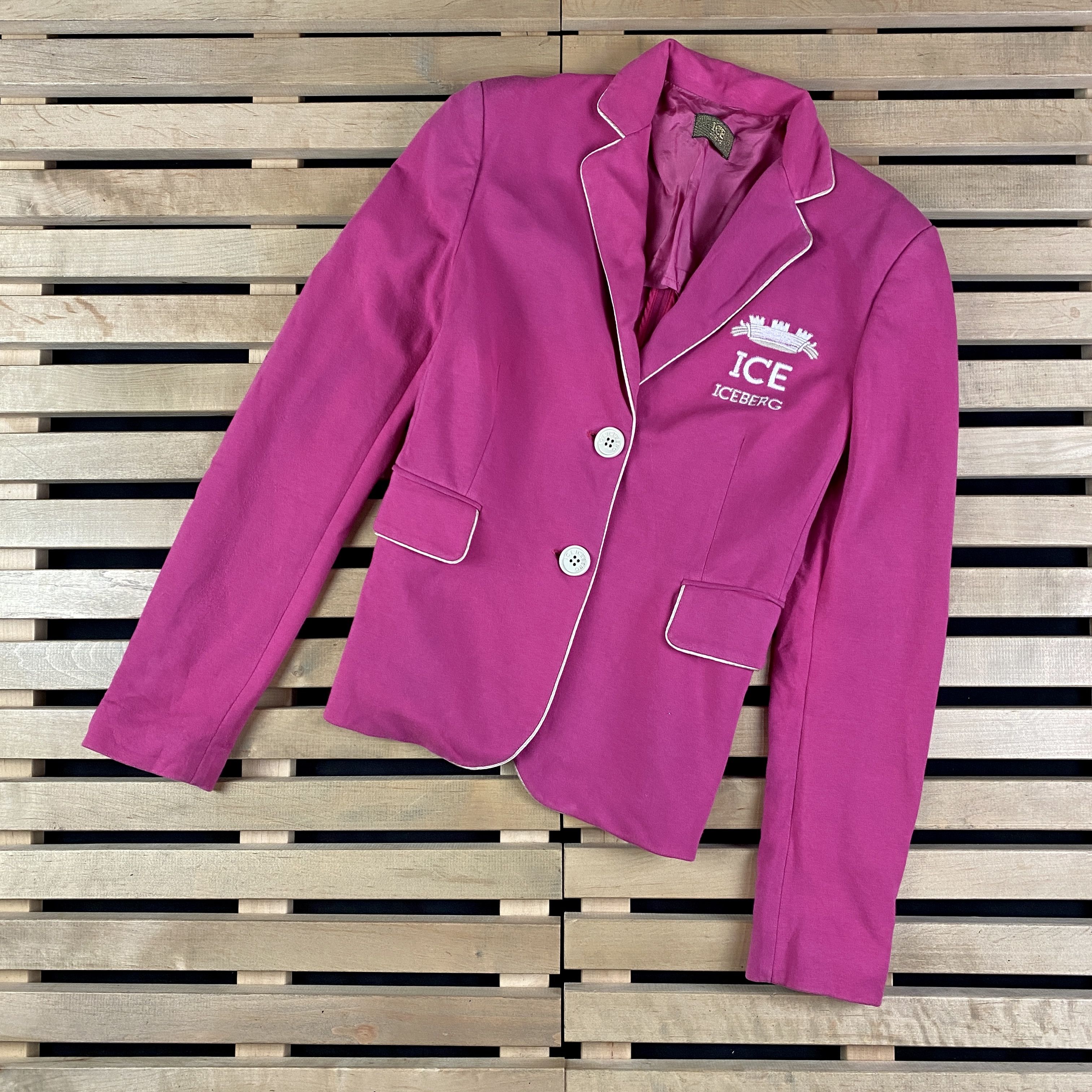 Iceberg Womens Blazer Basic Jacket Iceberg Size S/42 Size S / US 4 / IT 40 - 1 Thumbnail