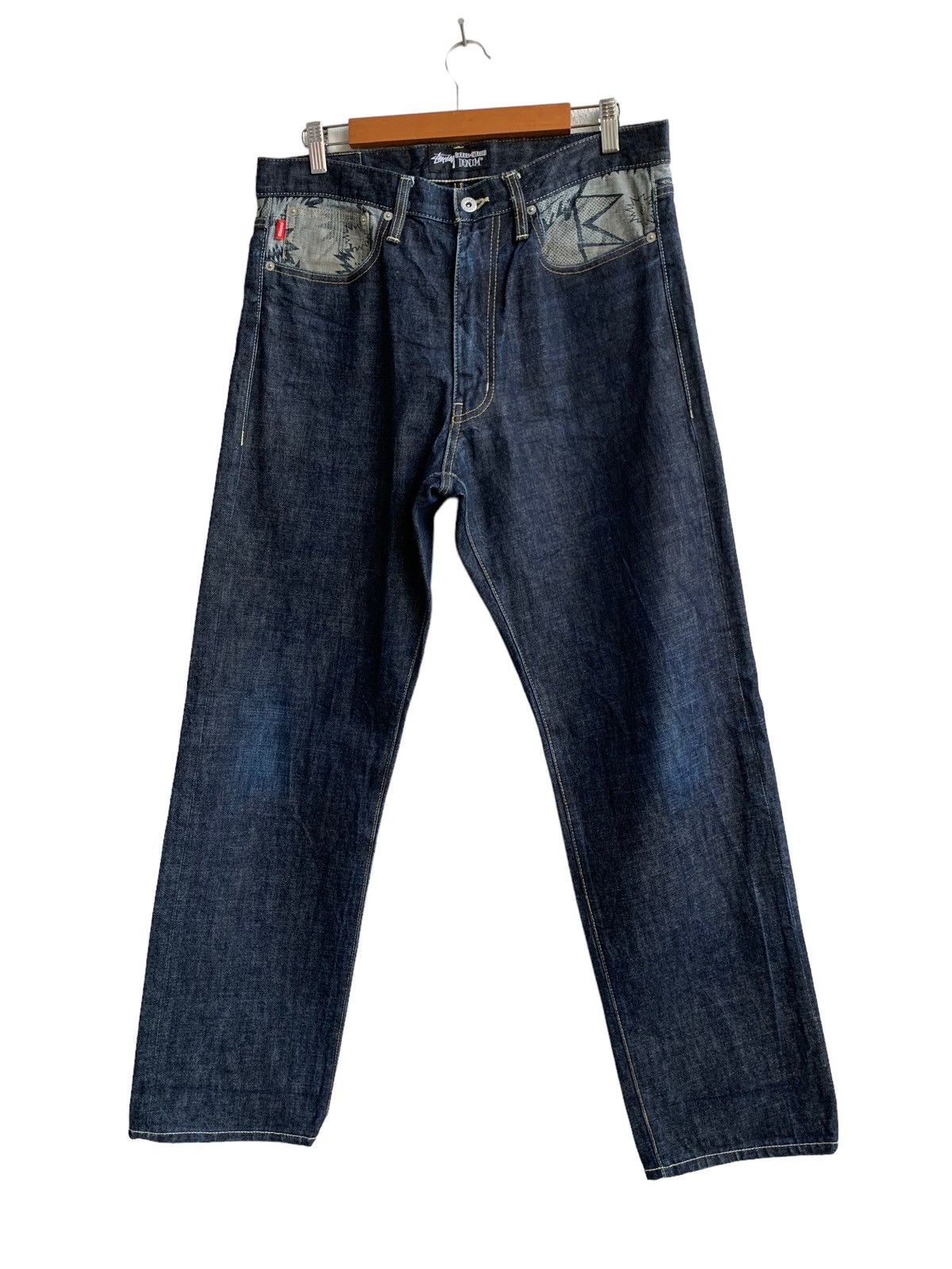 Stussy Vintage Stussy Rough & Rugged Denim Size US 33 - 9 Thumbnail