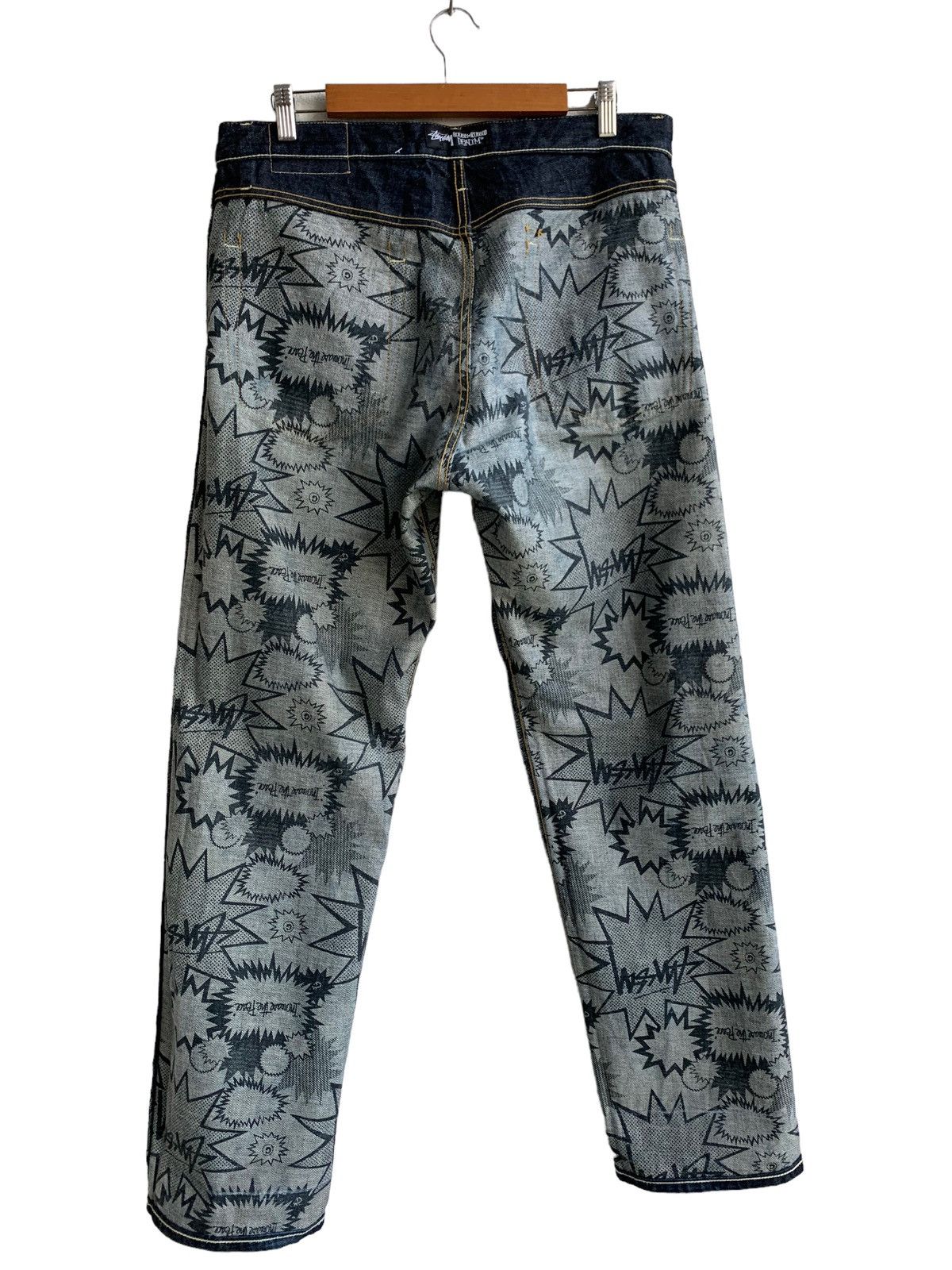 Stussy Vintage Stussy Rough & Rugged Denim Size US 33 - 10 Thumbnail