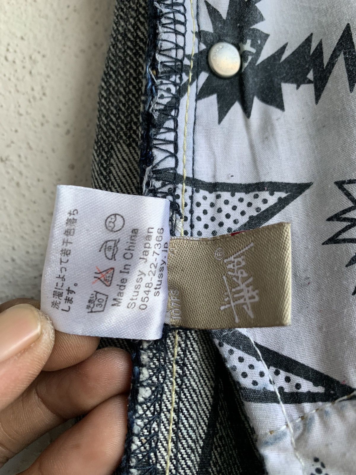 Stussy Vintage Stussy Rough & Rugged Denim Size US 33 - 15 Thumbnail