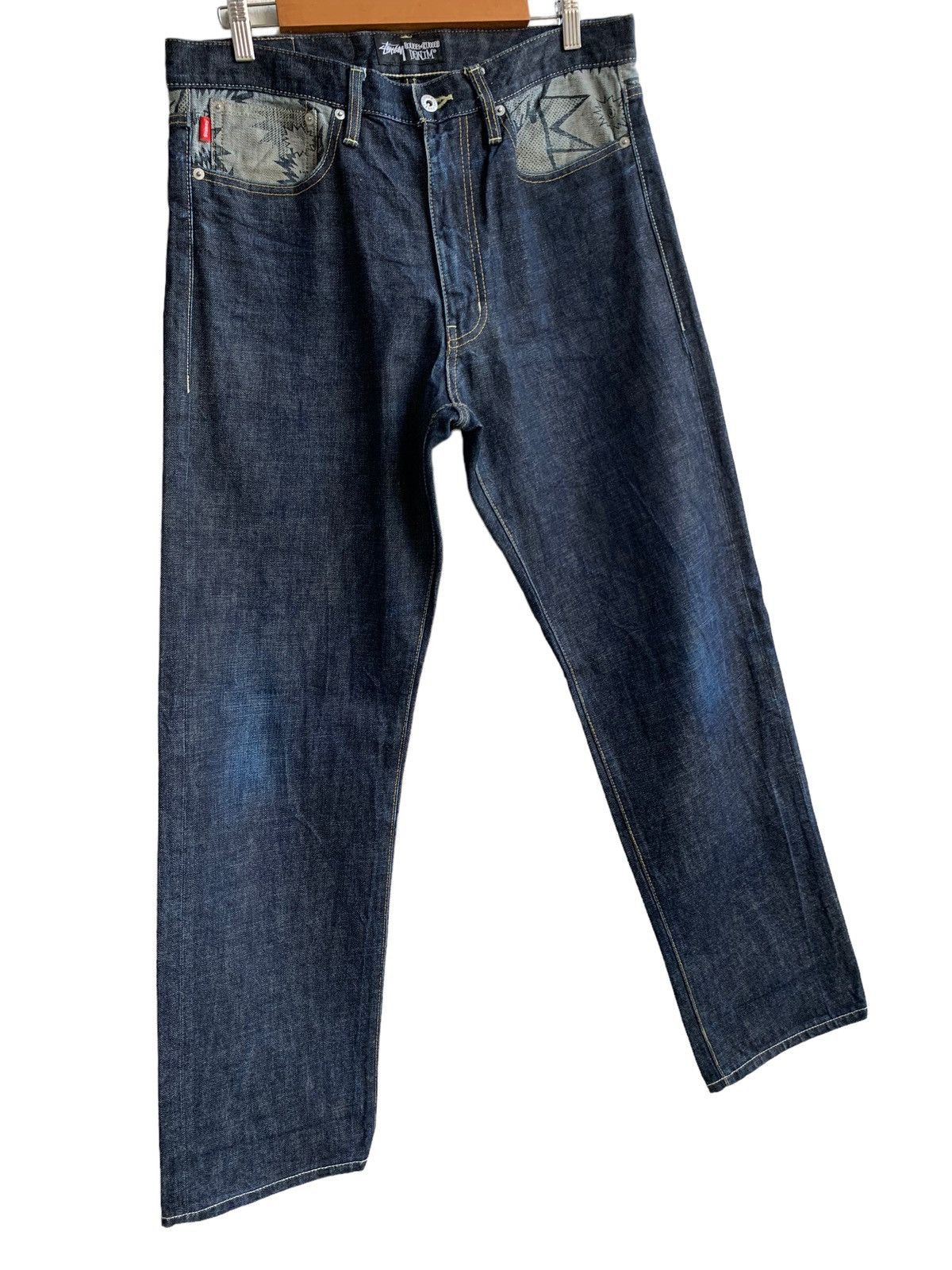 Stussy Vintage Stussy Rough & Rugged Denim Size US 33 - 4 Thumbnail