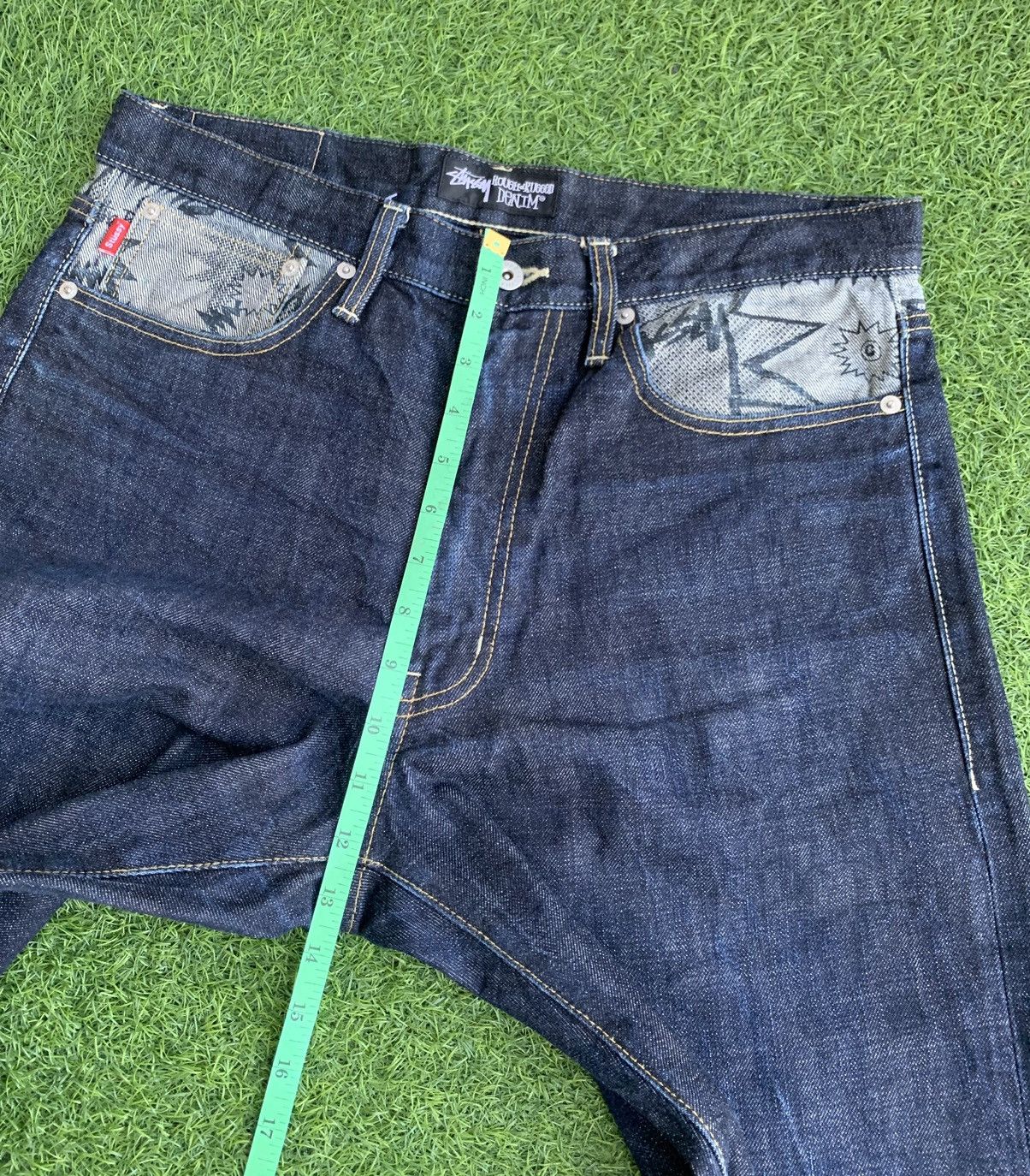 Stussy Vintage Stussy Rough & Rugged Denim Size US 33 - 18 Thumbnail