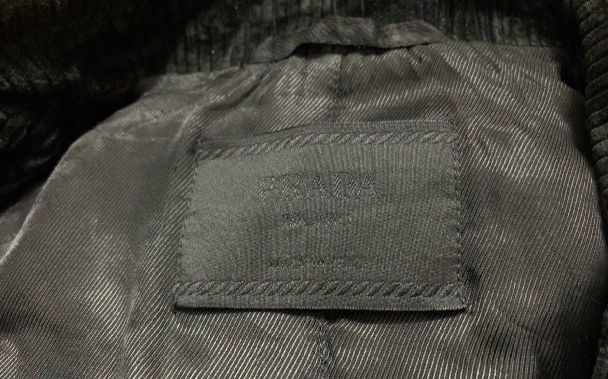 Prada 🇮🇹PRADA Corduroy Button Jacket Size US M / EU 48-50 / 2 - 12 Thumbnail