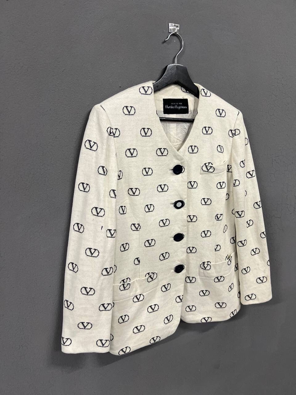 Japanese Brand HARUKO HAGUIWARA MONOGRAM SWEATERS Size M / US 6-8 / IT 42-44 - 2 Thumbnail