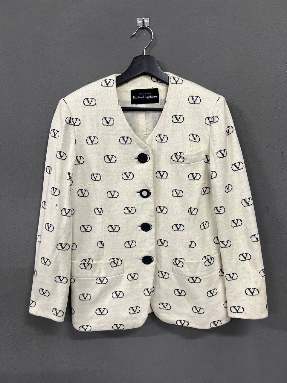 Japanese Brand HARUKO HAGUIWARA MONOGRAM SWEATERS Size M / US 6-8 / IT 42-44 - 1 Thumbnail