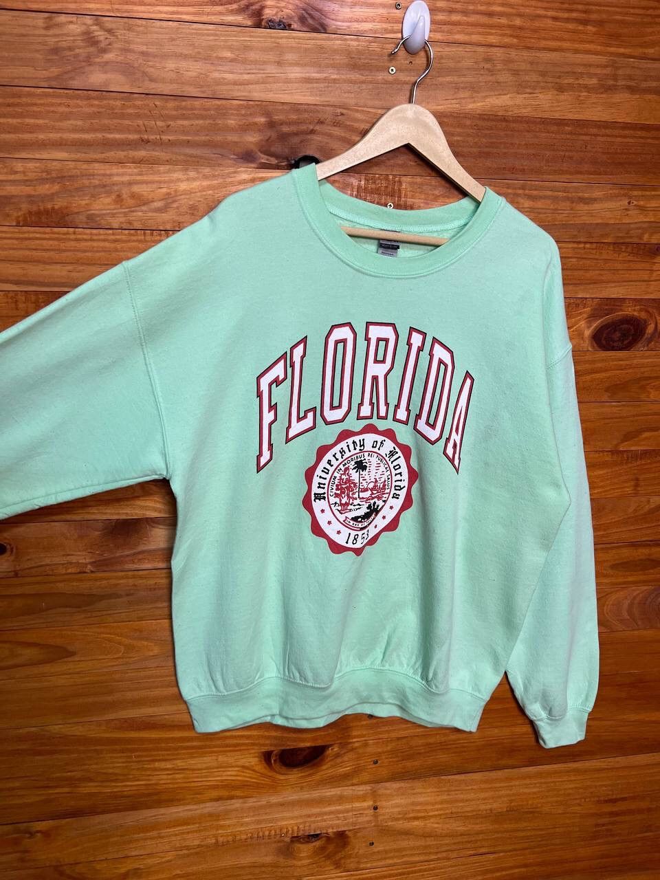 Gildan VINTAGE SWEATSHIRT ANIVERSARY OF FLORIDA Size US L / EU 52-54 / 3 - 4 Thumbnail