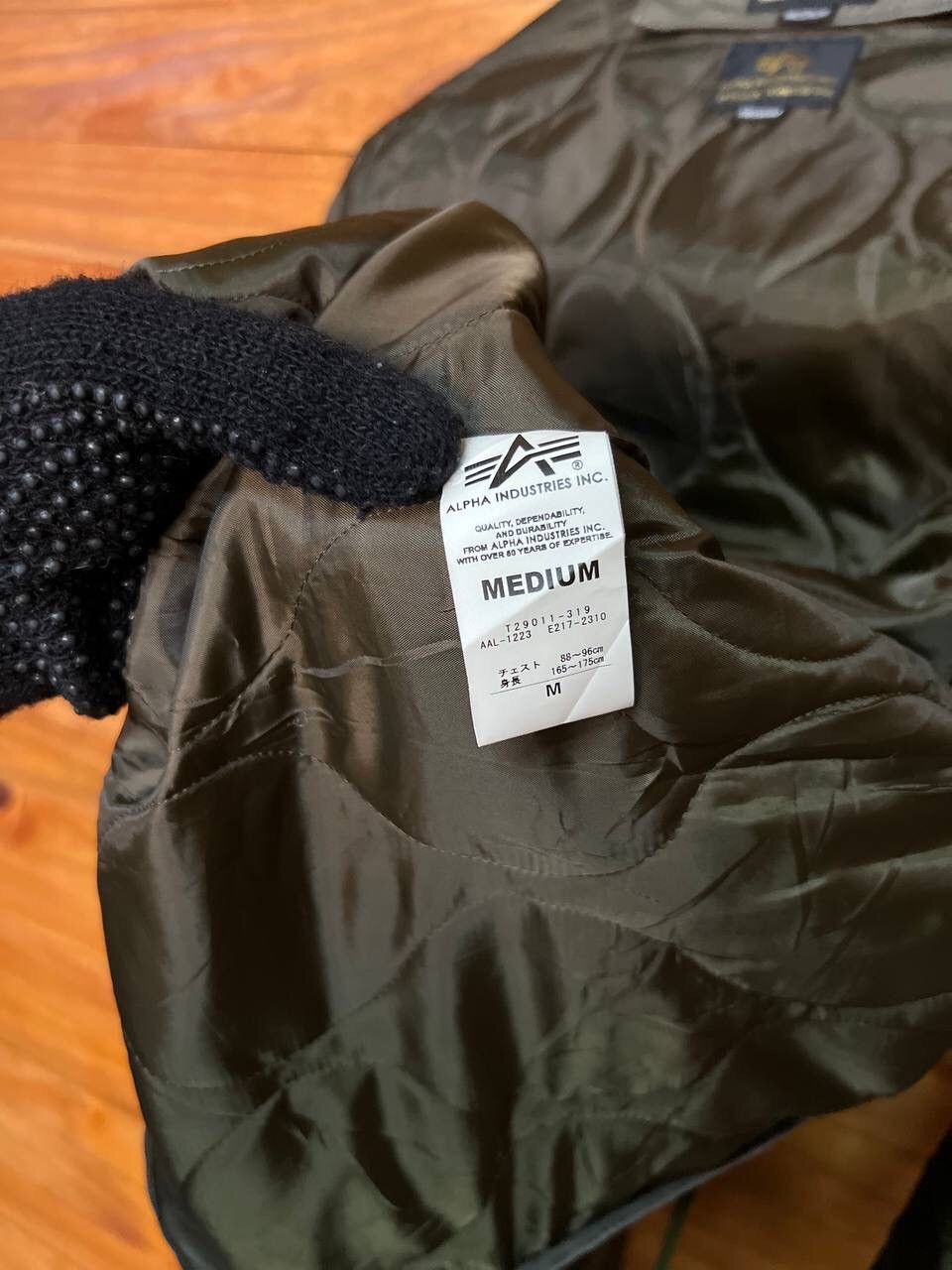Alpha Industries ALPHA INDUSTRIES JACKET WITH POLYESTER LINING Size US M / EU 48-50 / 2 - 14 Thumbnail