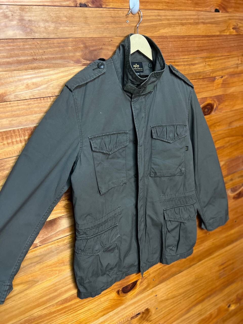 Alpha Industries ALPHA INDUSTRIES JACKET WITH POLYESTER LINING Size US M / EU 48-50 / 2 - 4 Thumbnail