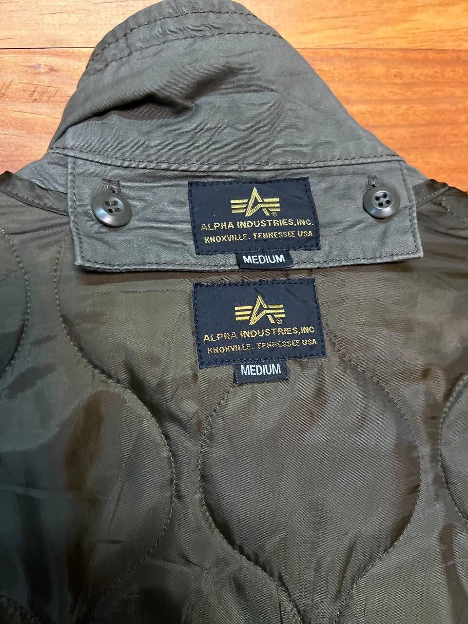 Alpha Industries ALPHA INDUSTRIES JACKET WITH POLYESTER LINING Size US M / EU 48-50 / 2 - 13 Thumbnail