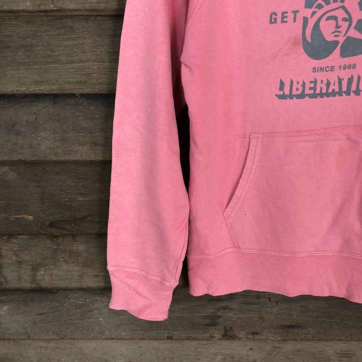 Beams Japan Beams Boy Pink vintage Hoodie sweatshirt #4771 Size S / US 4 / IT 40 - 4 Thumbnail